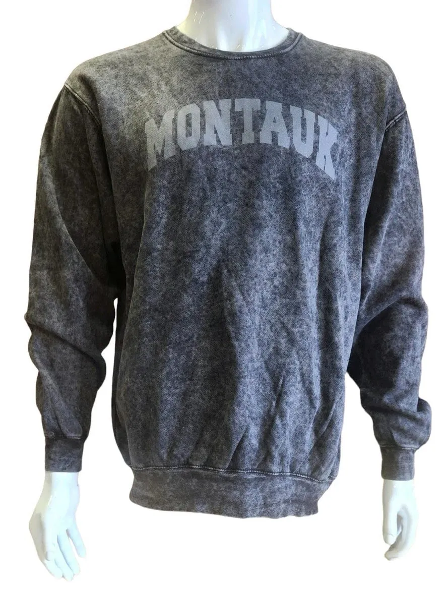 Adult Unisex Screen Printed Montauk Crewneck