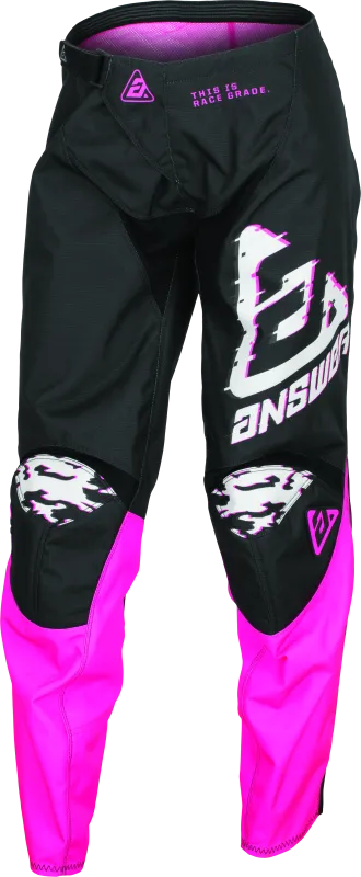 Answer 23.5 Syncron Meltdown Pant Black/Magenta/Grey Womens Size - 4 Regular