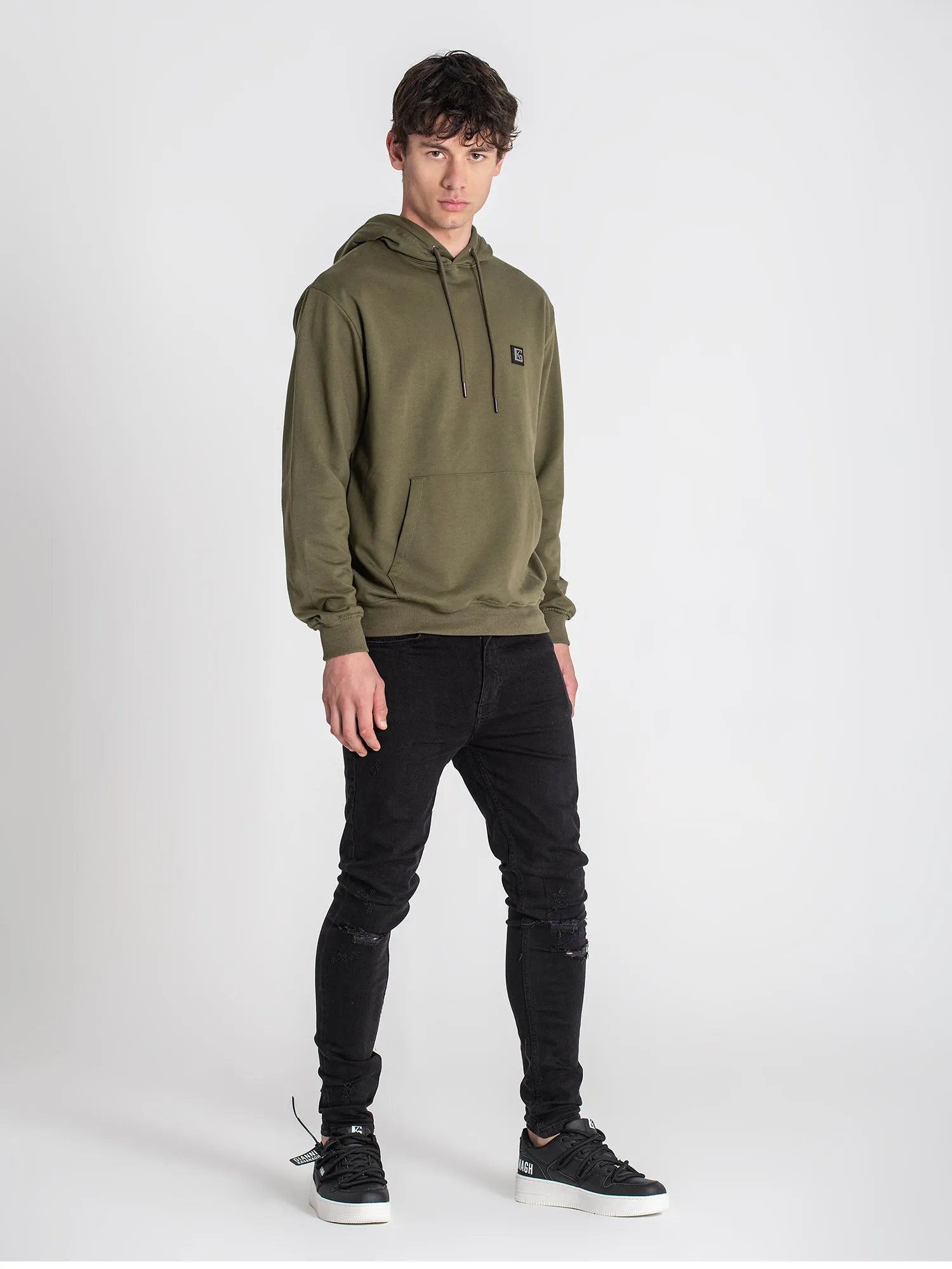 Army Green Warrior Angel Hoodie