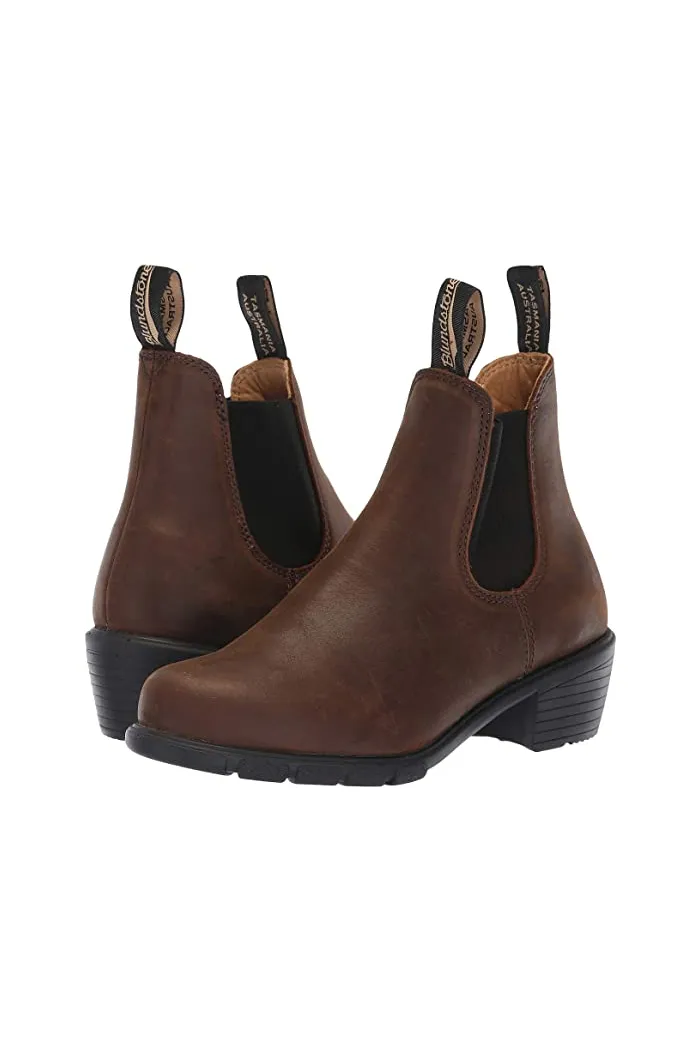 Blundstone Women's Series Heeled Boots in Antique Brown