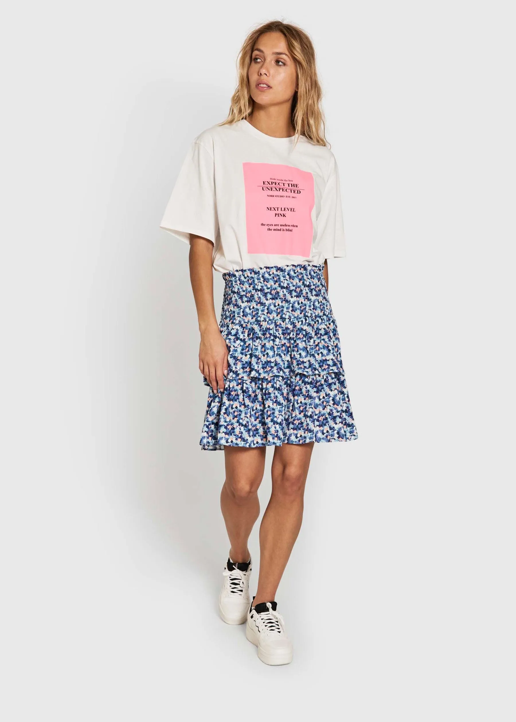 Bomba smock skirt - Multicolor print