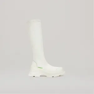 both - GAO EVA KNEE BOOTS-WHITE