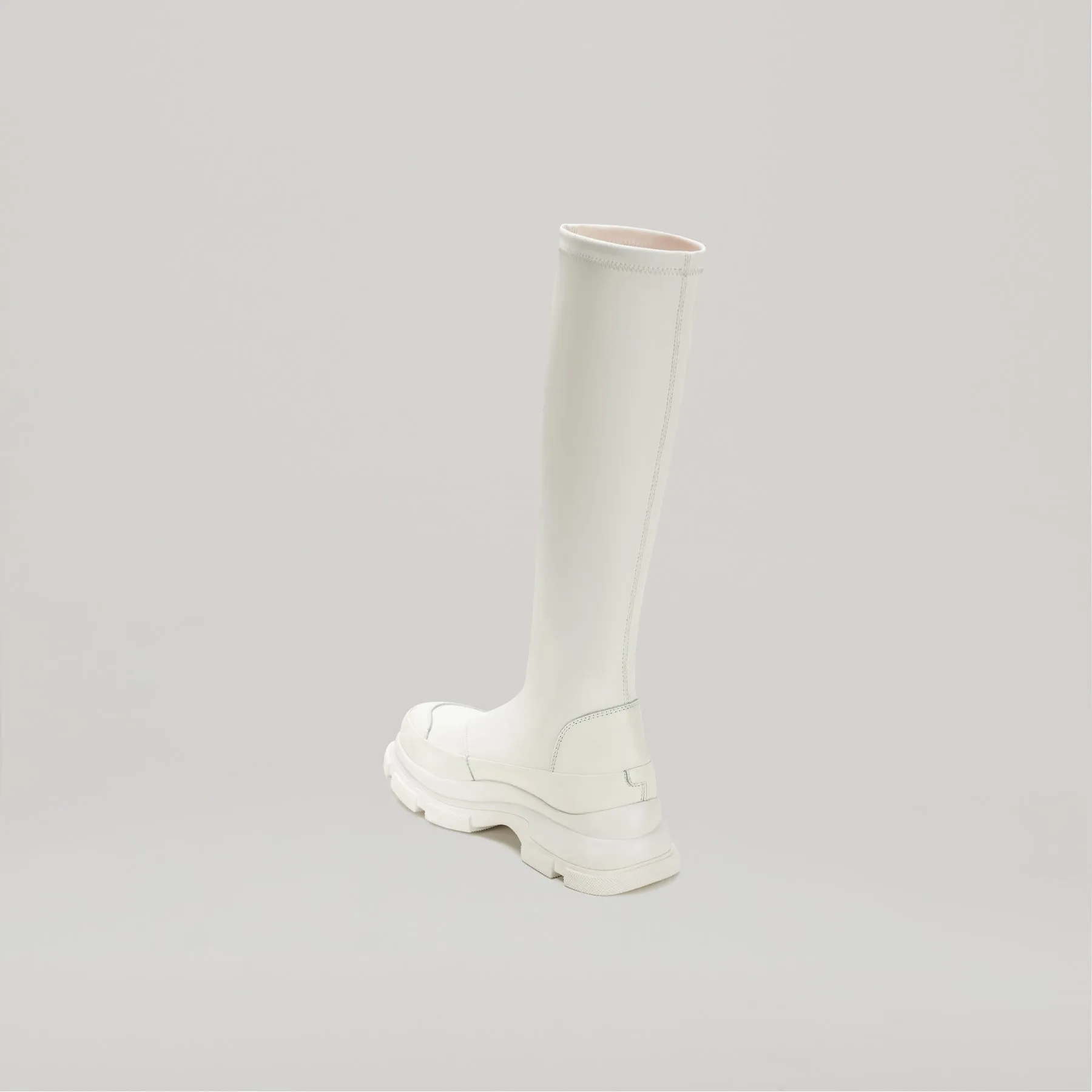 both - GAO EVA KNEE BOOTS-WHITE