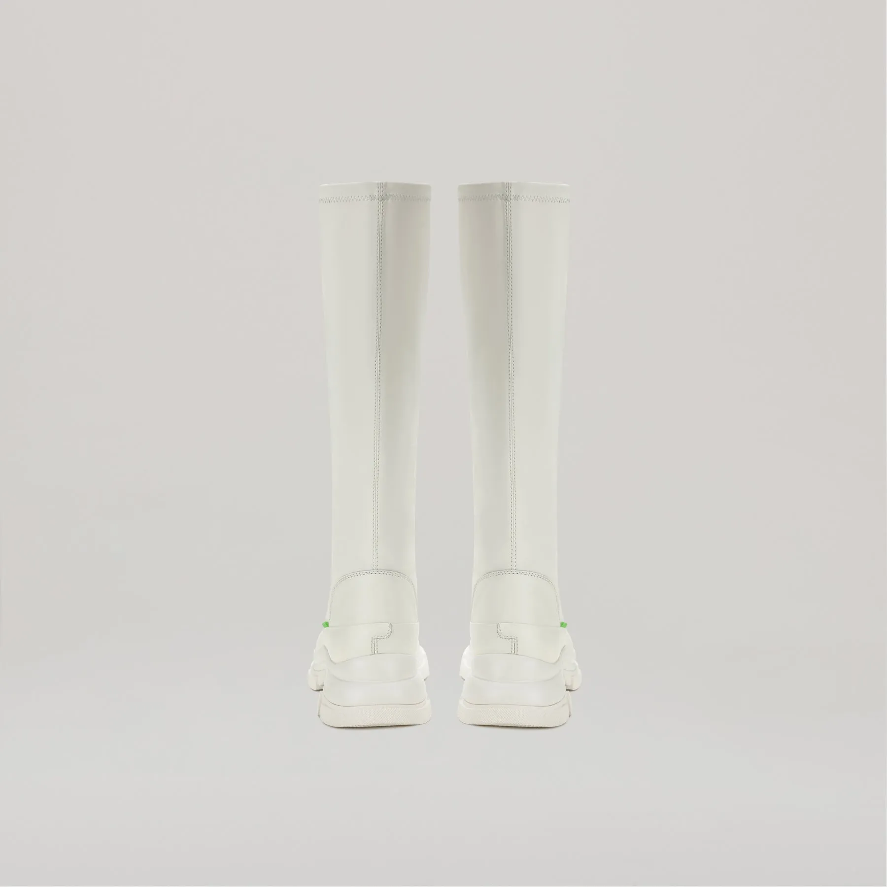 both - GAO EVA KNEE BOOTS-WHITE