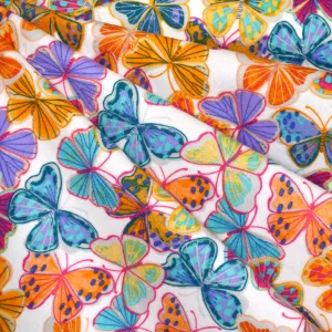 Butterfly Kaleidoscope Cozy Cotton Flannel Multi SY