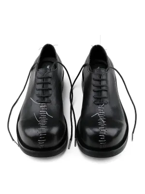 Casual Leather Lace-Up Shoes