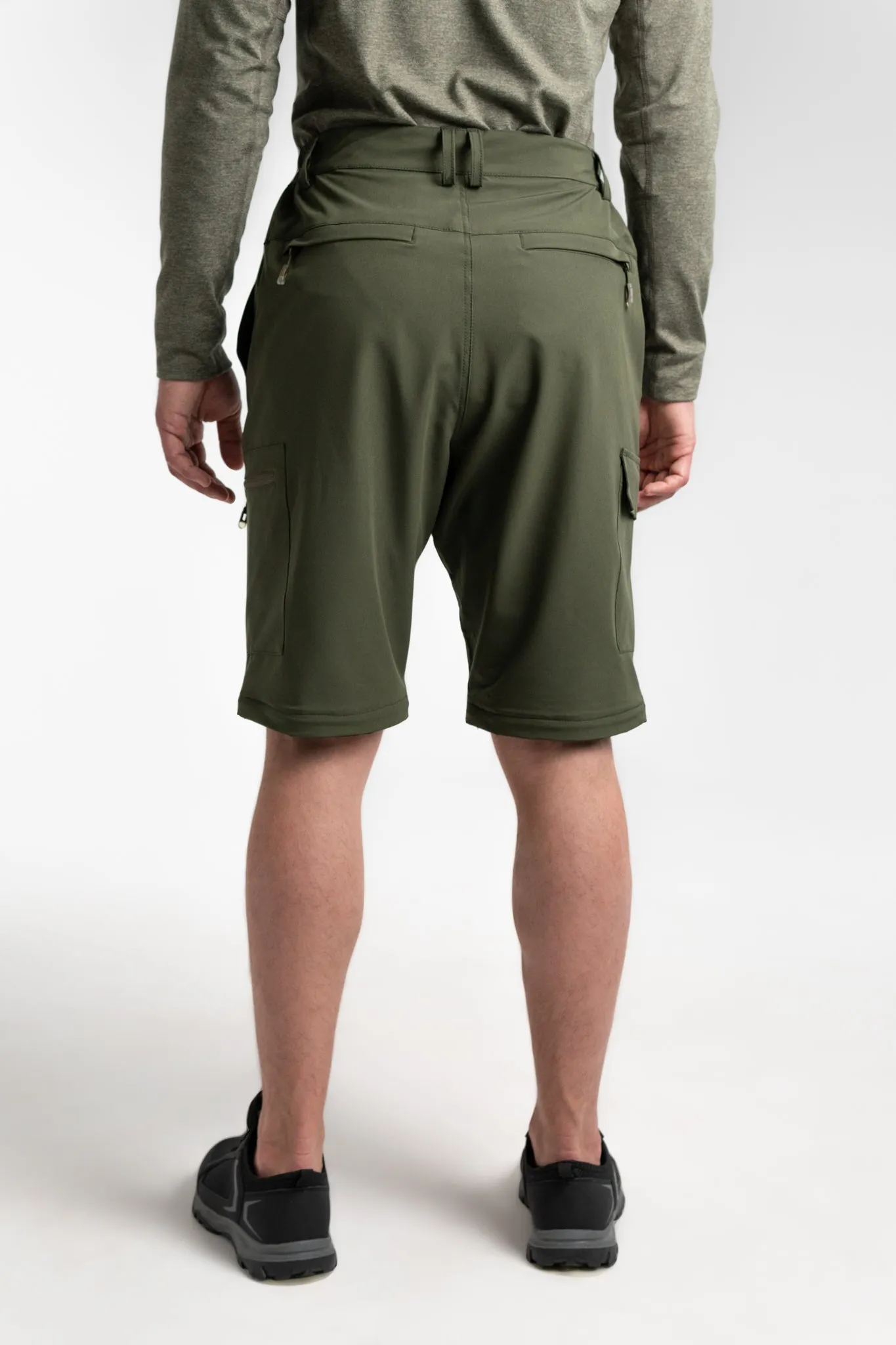 CLEARANCE: 2-in-1 "Zip-Off" Water Resistant Cargo Pant Shorts