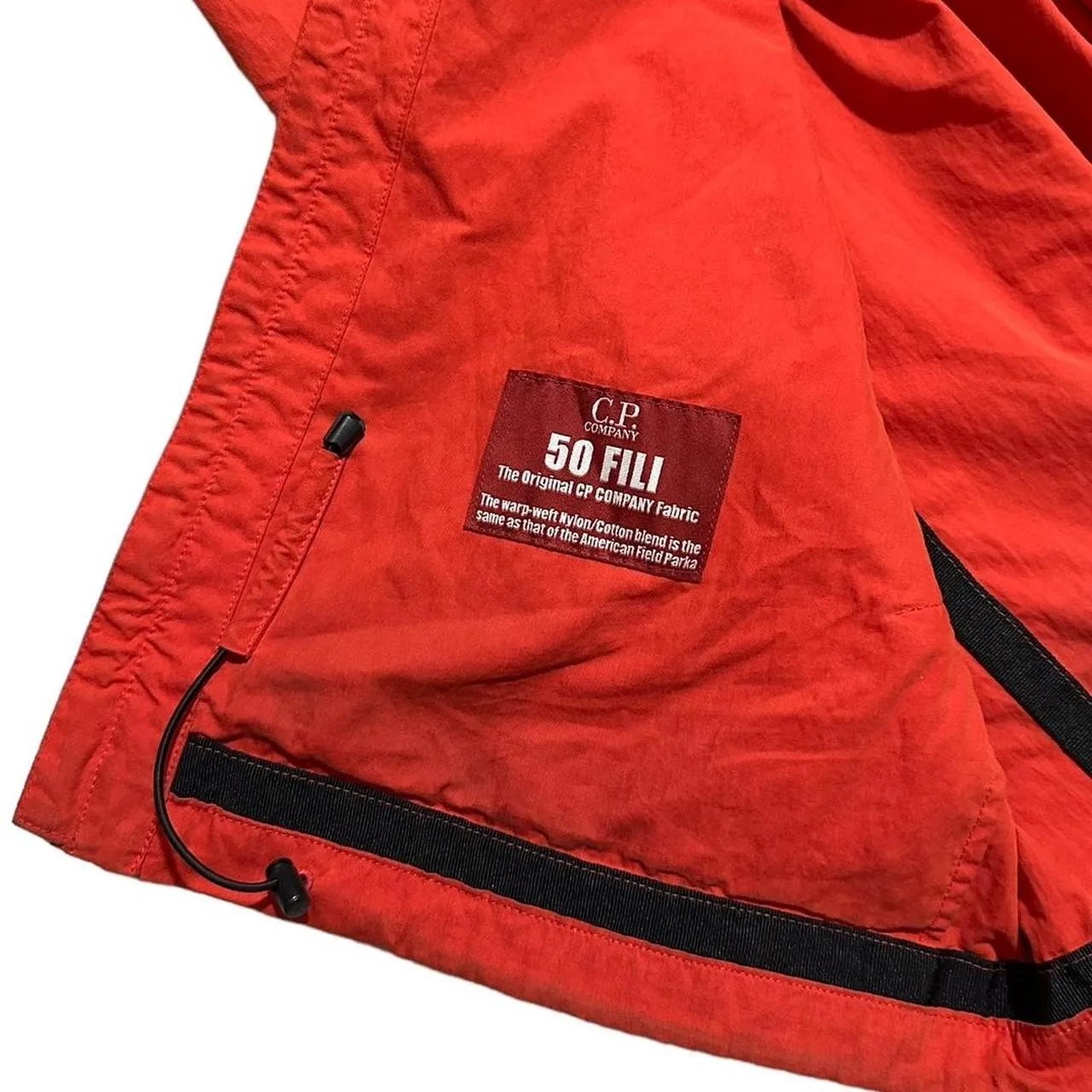 CP Company 50 Filli Red Canvas Jacket