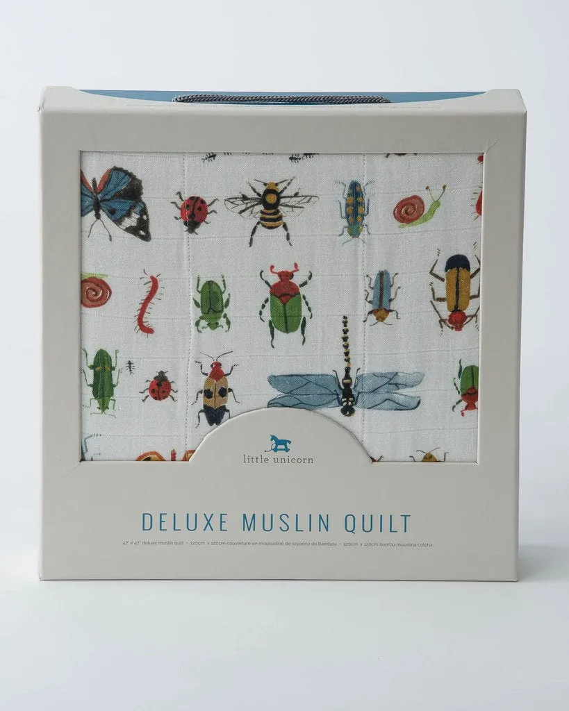 Deluxe Muslin Quilt- Bugs