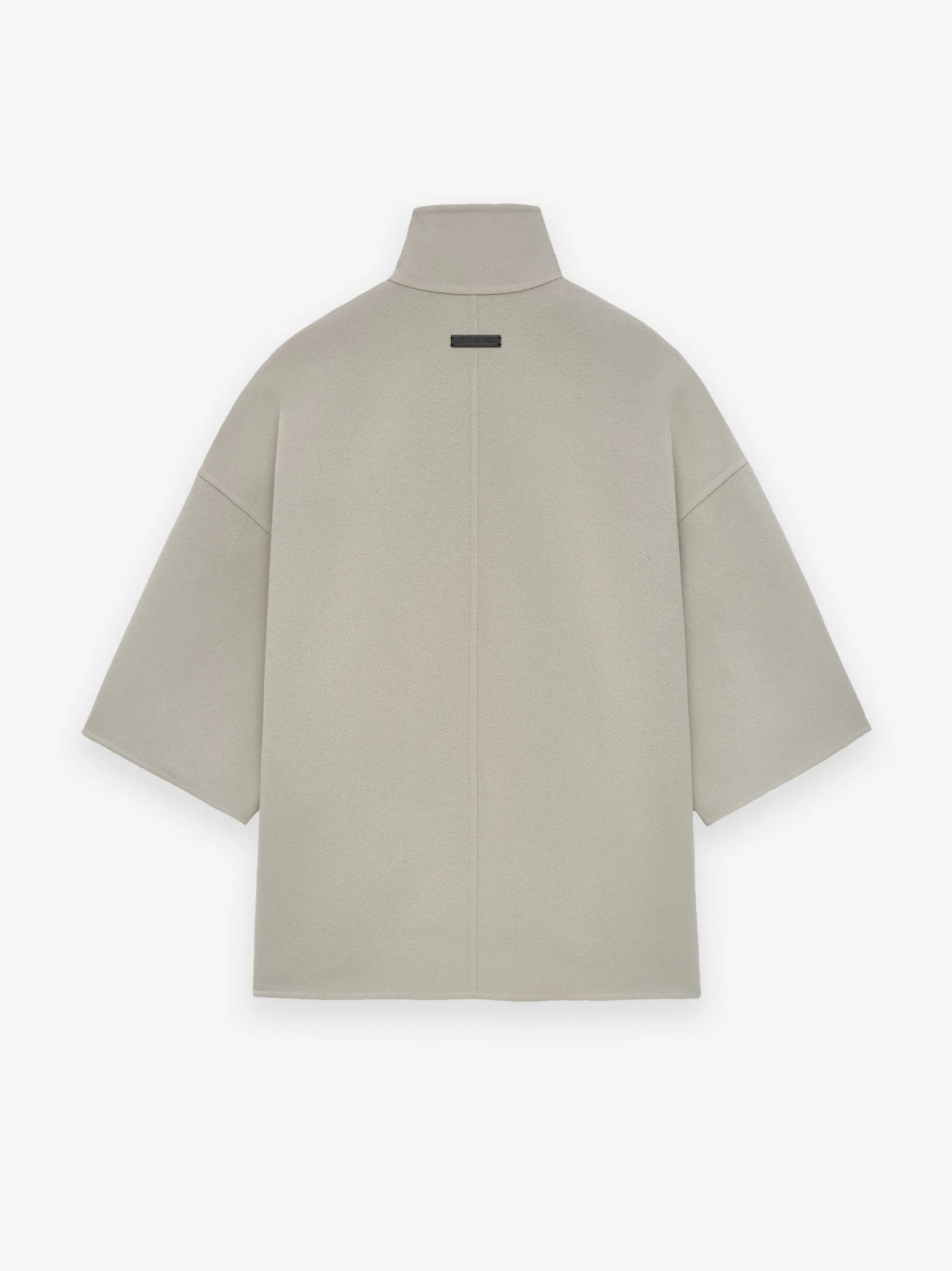 Double Wool Cashmere Short Sleeve Jacket