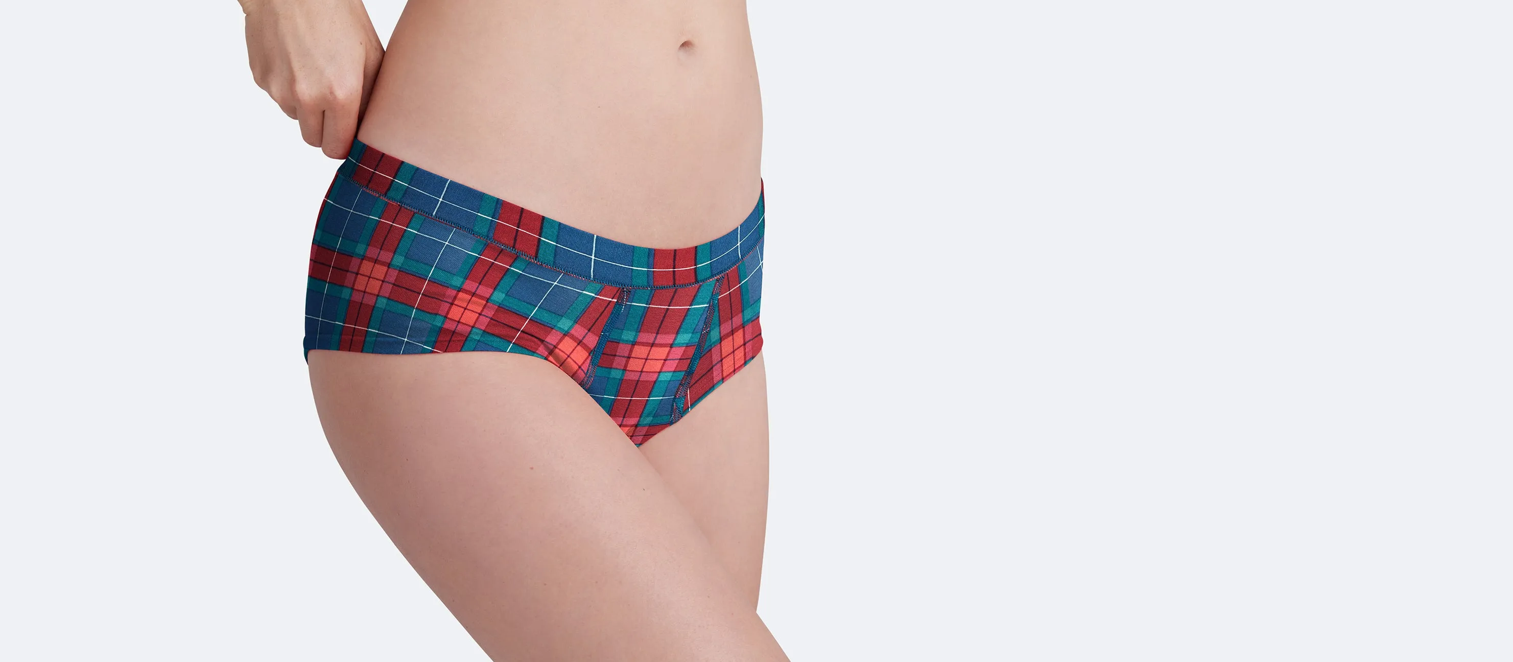 FeelFree Cheeky Brief | Very Merry Plaid