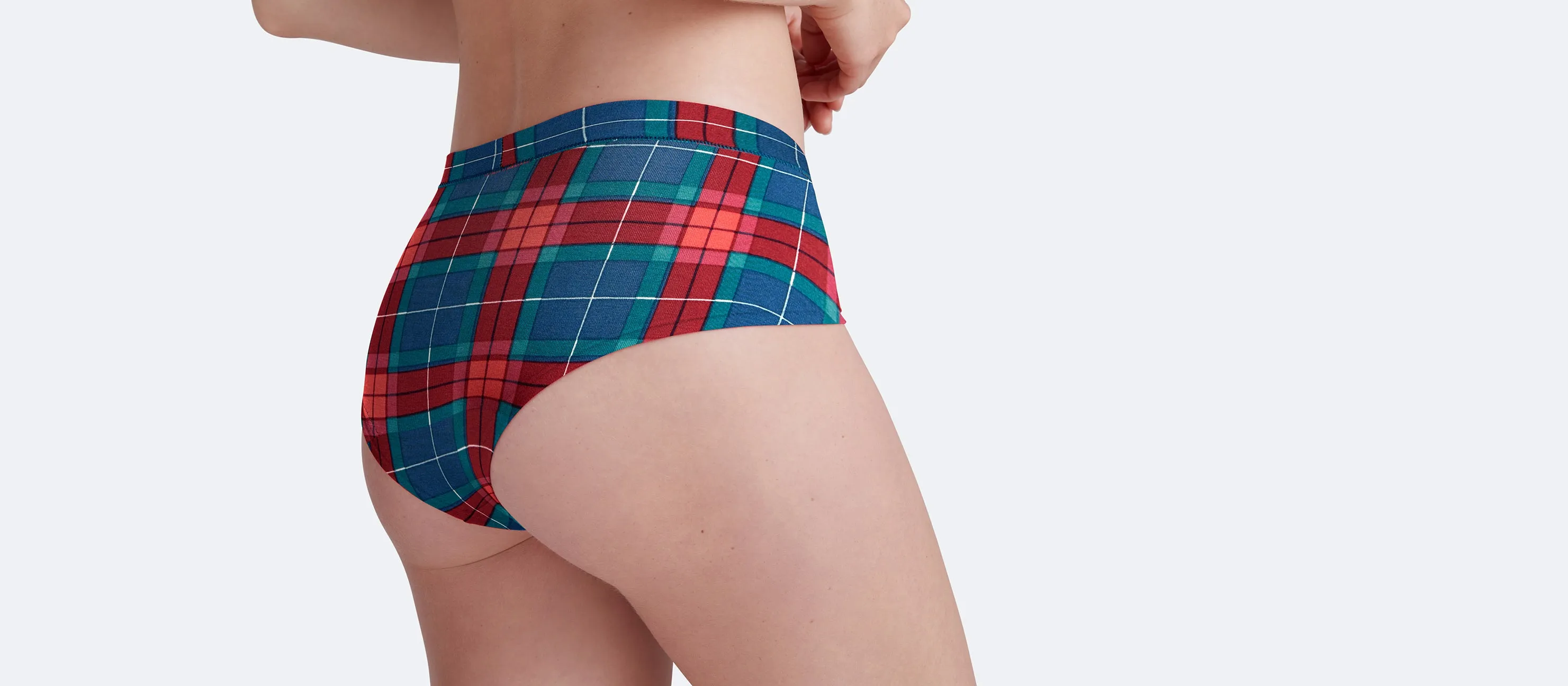 FeelFree Cheeky Brief | Very Merry Plaid