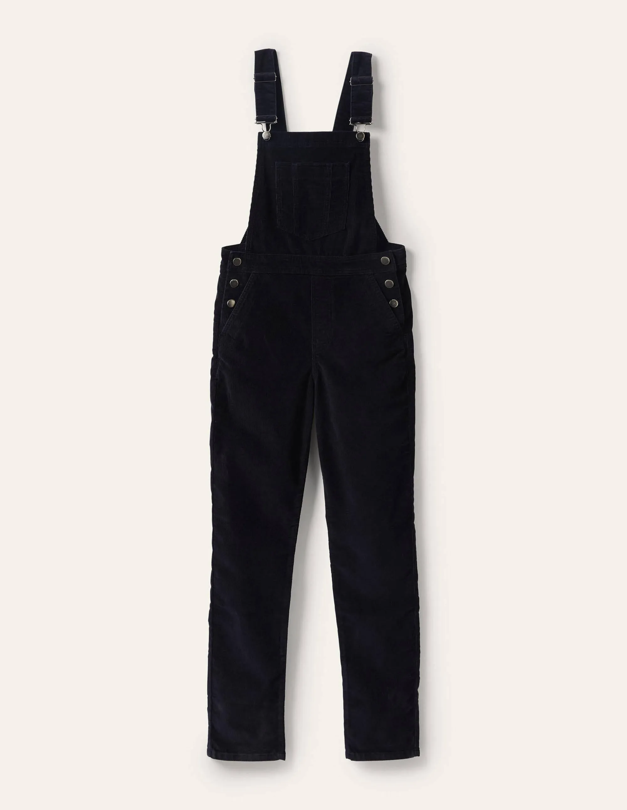 Girlfriend Dungarees-Navy Cord