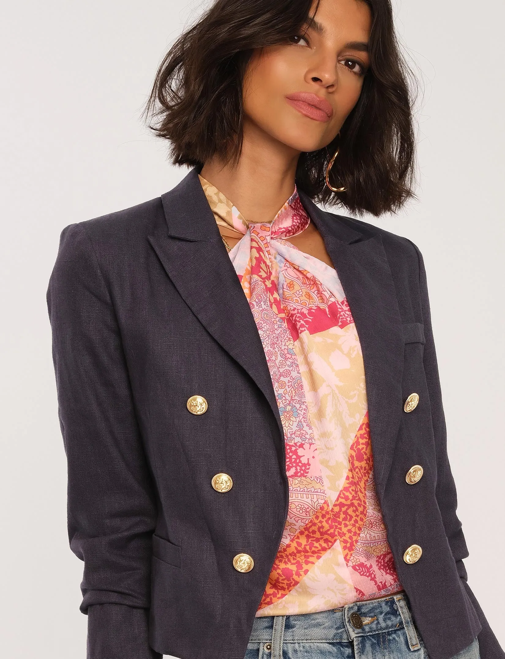 Heartloom Luciana Blazer - Navy