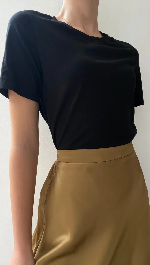 LUISA SKIRT - DEEP GOLD