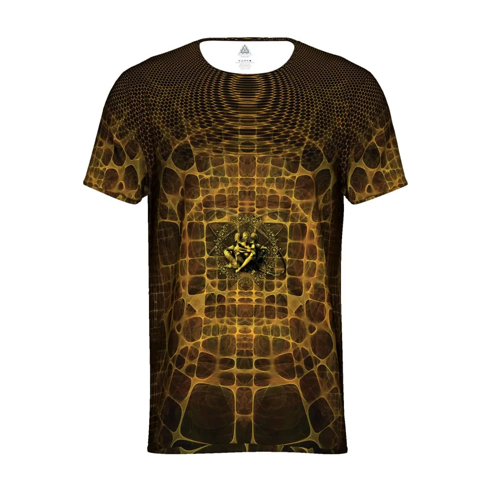 Mens Rave Shirt | Psy Clothing | Sacred Geomery Shirt | Fractal Shirt | Hokus (TS)