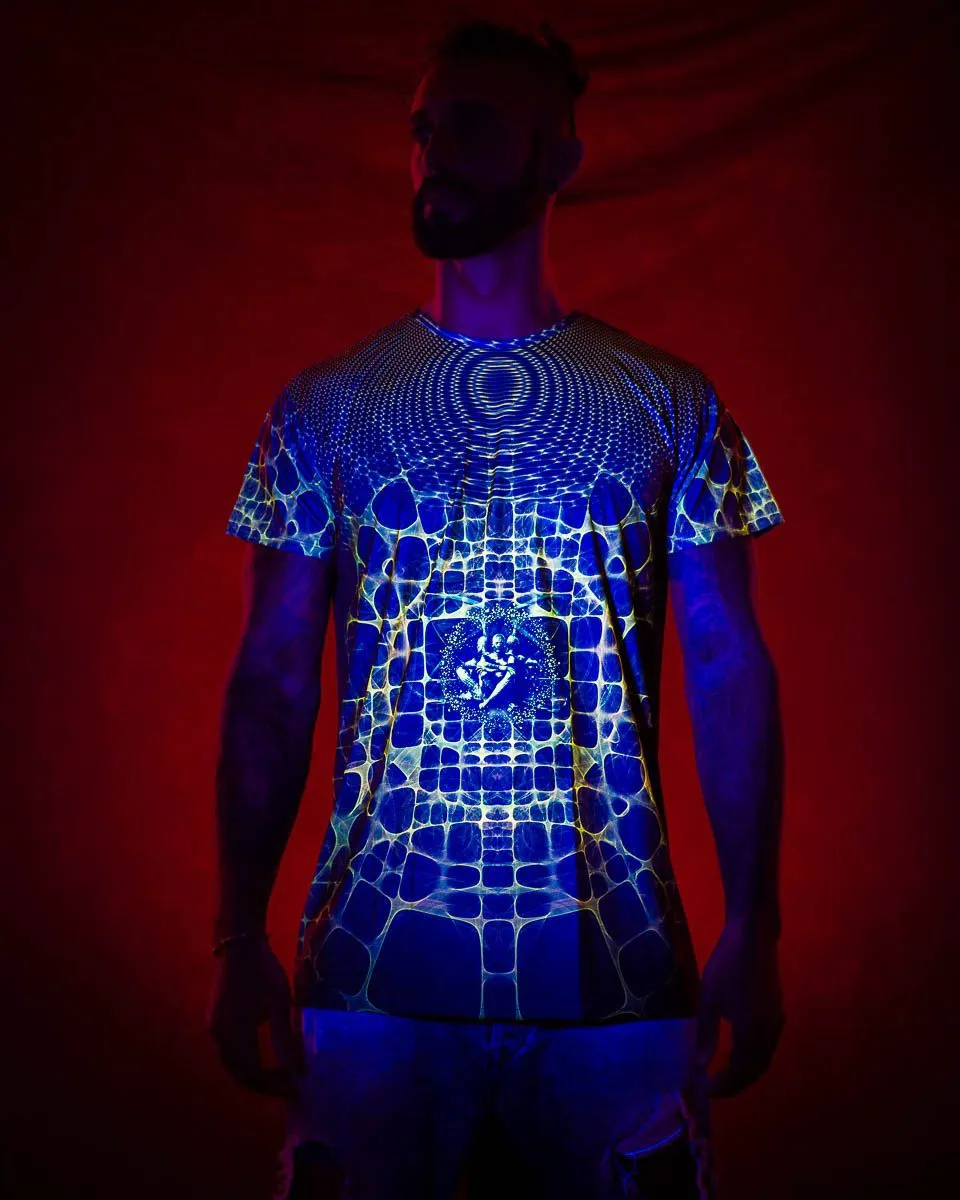 Mens Rave Shirt | Psy Clothing | Sacred Geomery Shirt | Fractal Shirt | Hokus (TS)