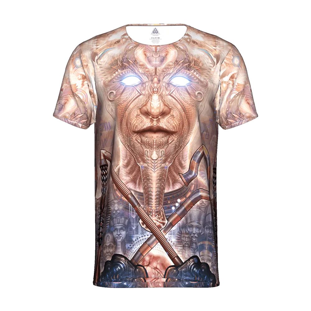 Mens Rave Shirt | Psy Clothing | Sacred Geomery Shirt | Fractal Shirt | Osiris (TS)