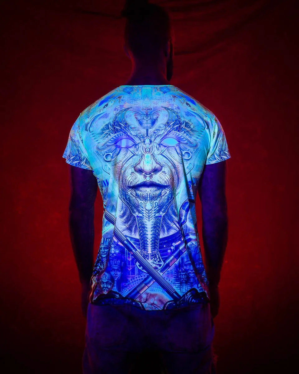 Mens Rave Shirt | Psy Clothing | Sacred Geomery Shirt | Fractal Shirt | Osiris (TS)