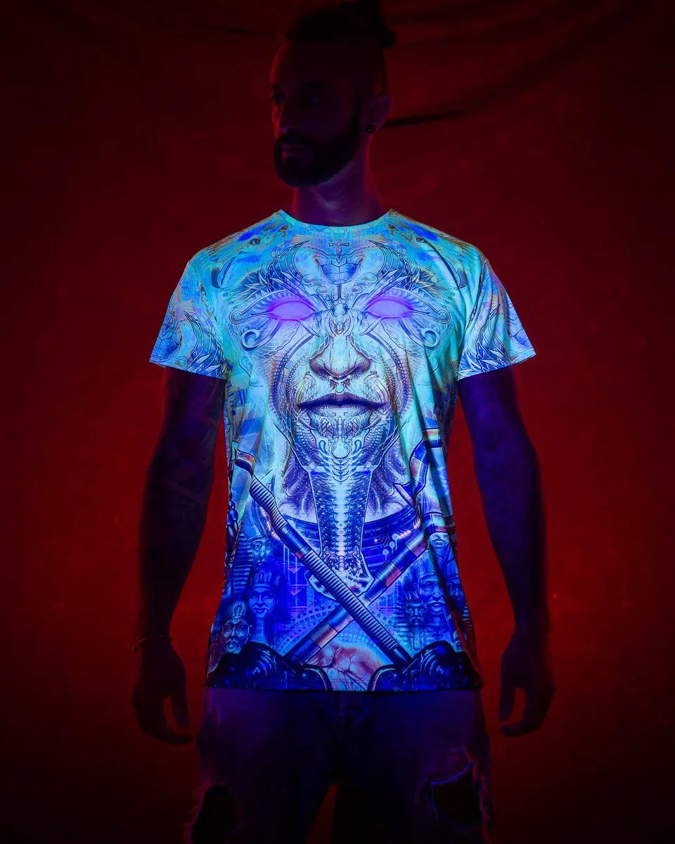 Mens Rave Shirt | Psy Clothing | Sacred Geomery Shirt | Fractal Shirt | Osiris (TS)