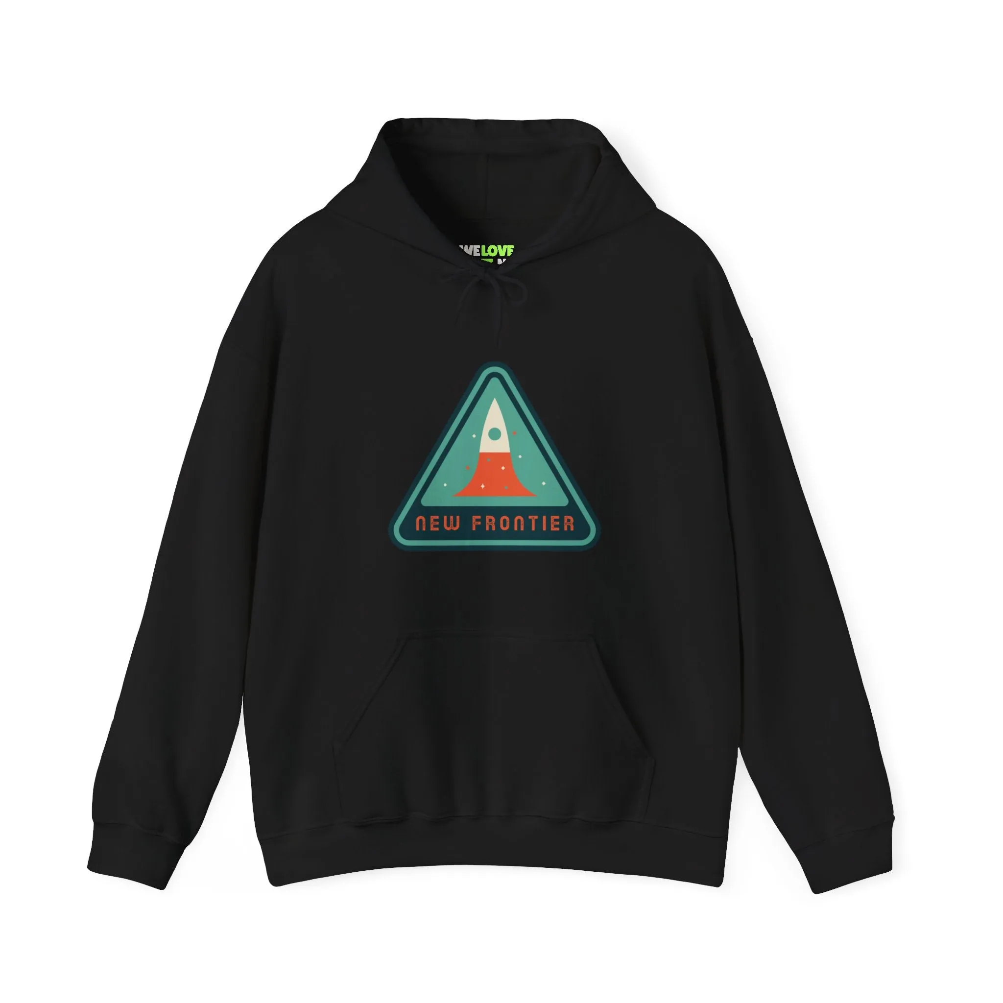 New Frontier Sign Retro Sci-Fi Hoodie