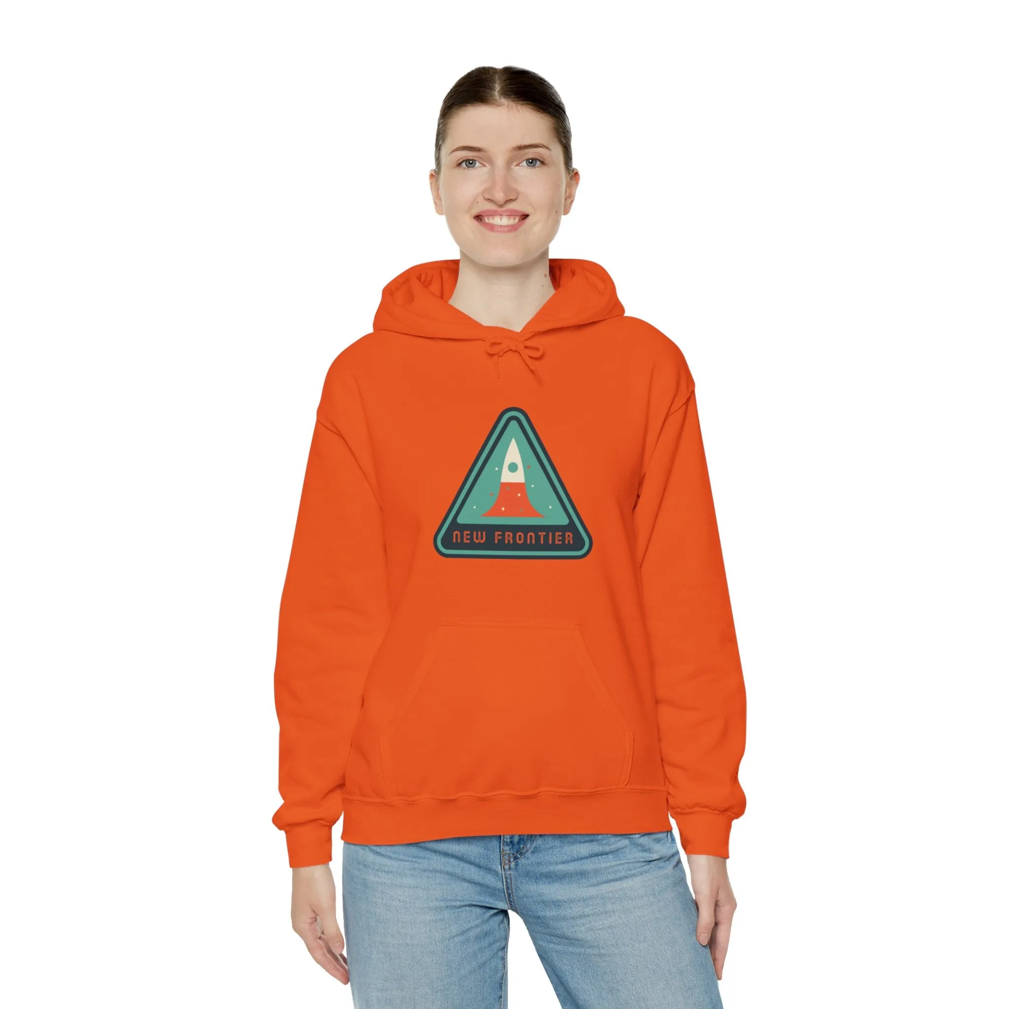 New Frontier Sign Retro Sci-Fi Hoodie