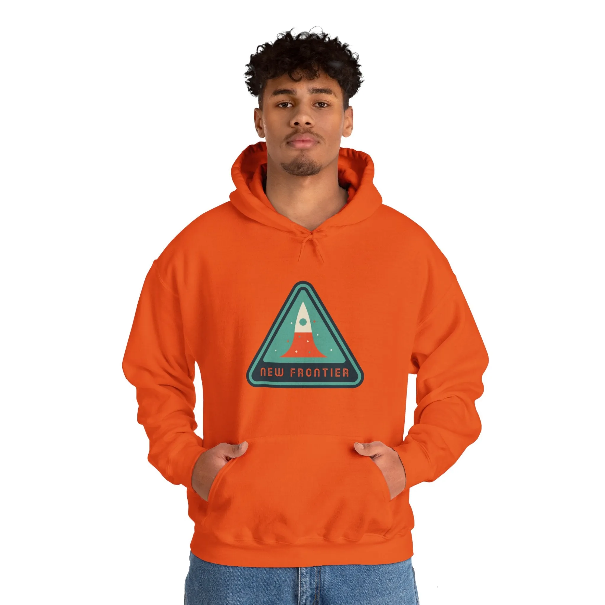 New Frontier Sign Retro Sci-Fi Hoodie