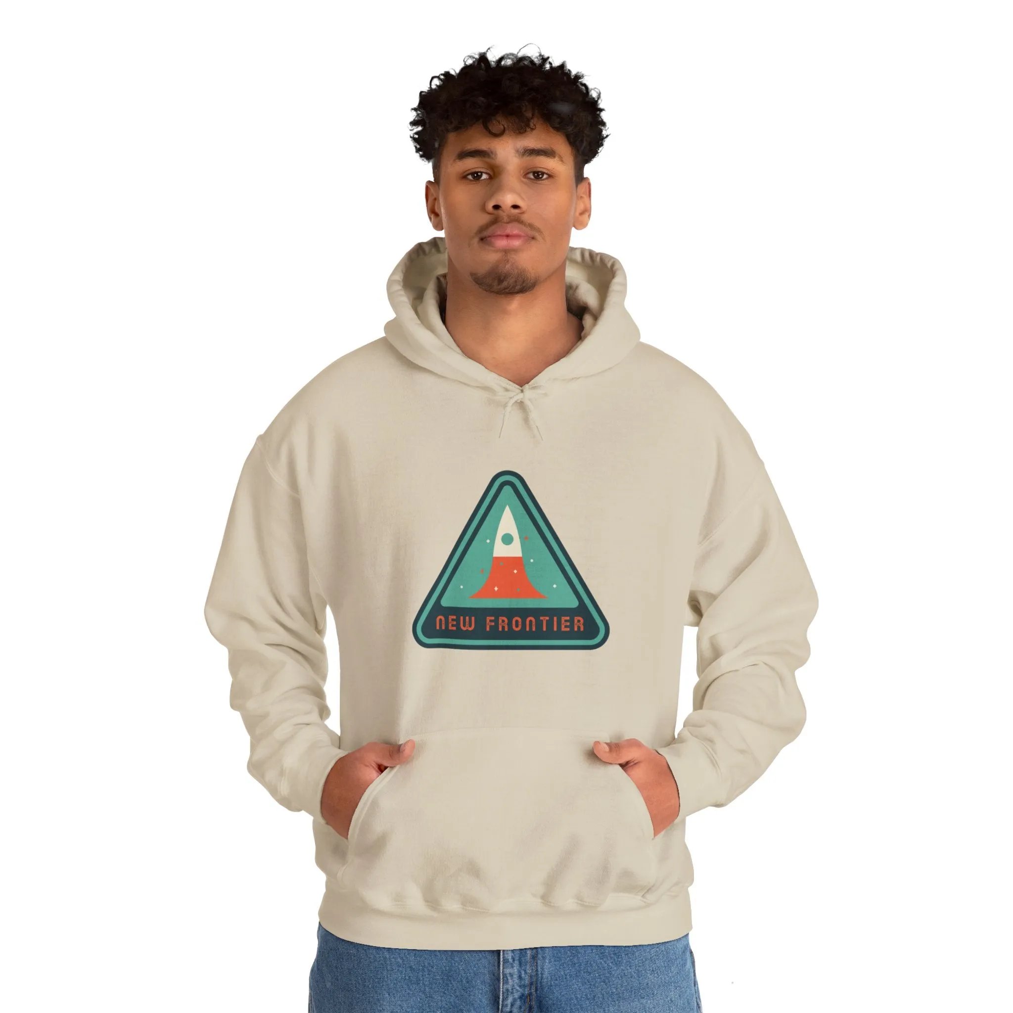 New Frontier Sign Retro Sci-Fi Hoodie