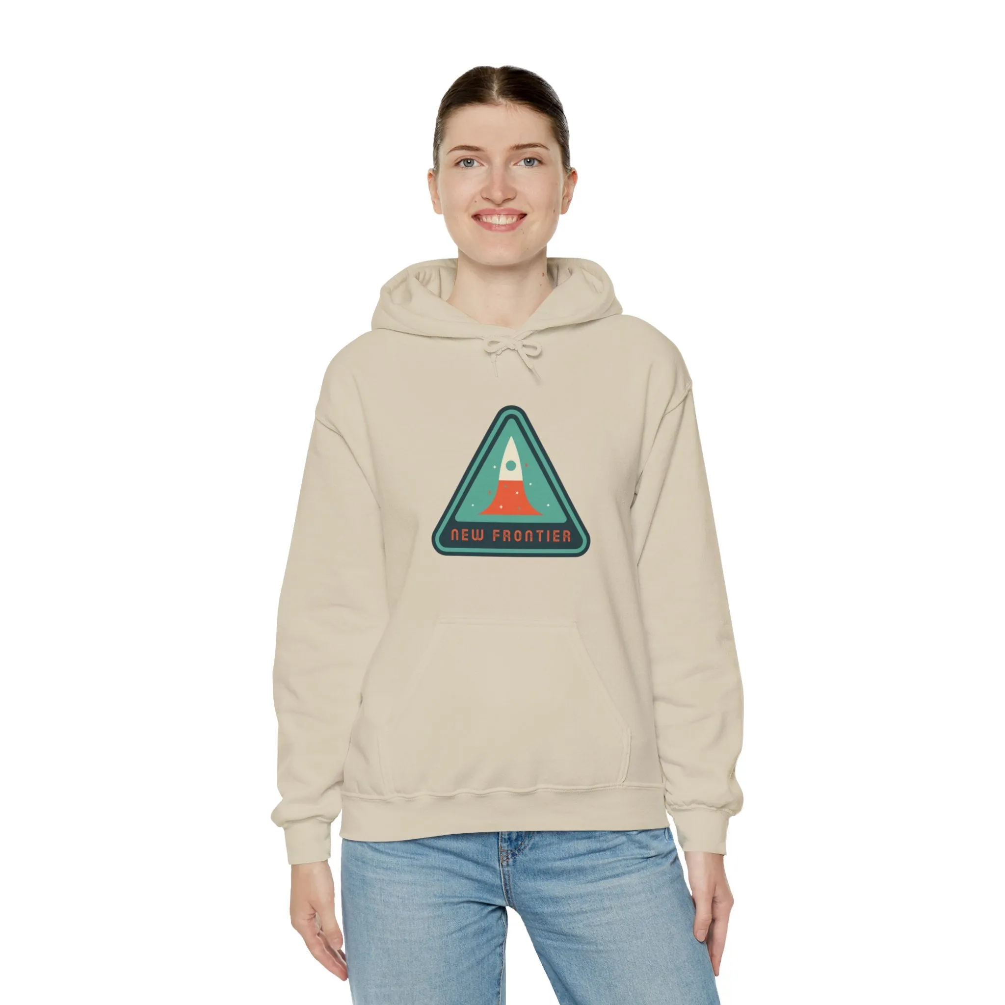 New Frontier Sign Retro Sci-Fi Hoodie