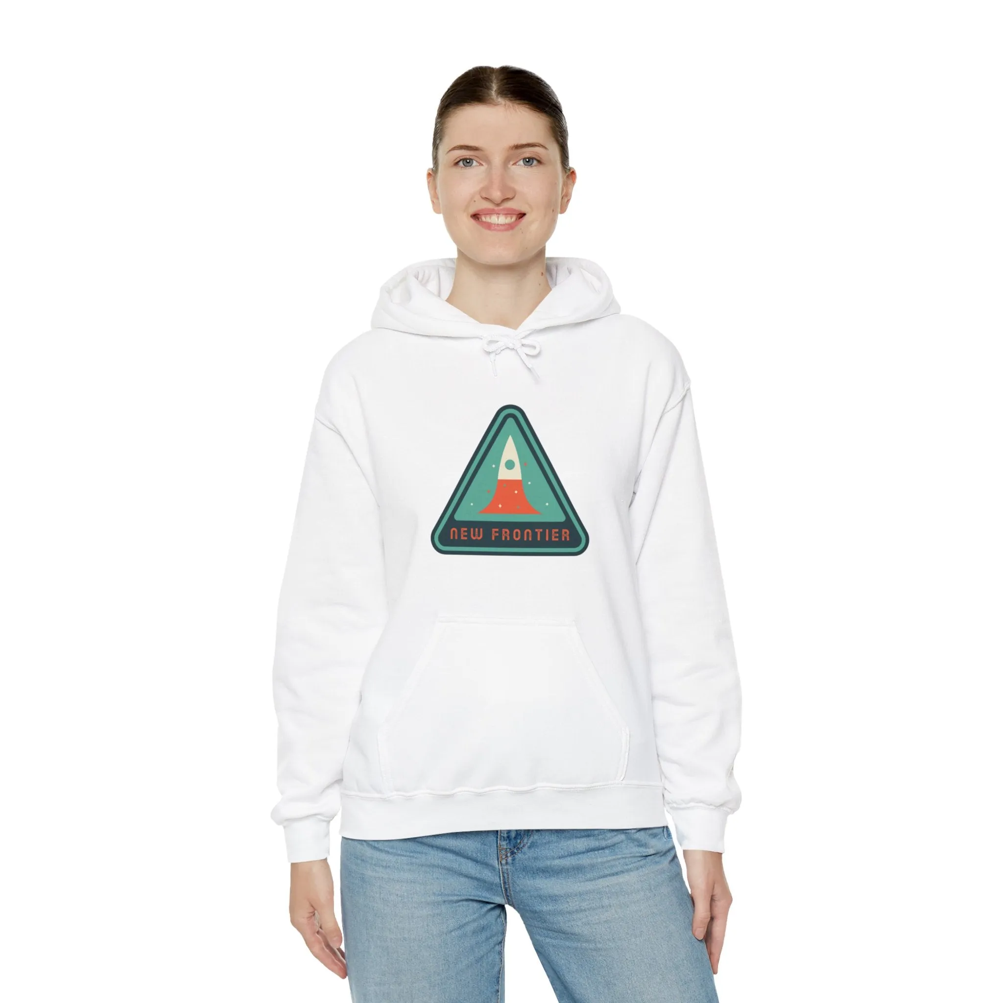 New Frontier Sign Retro Sci-Fi Hoodie