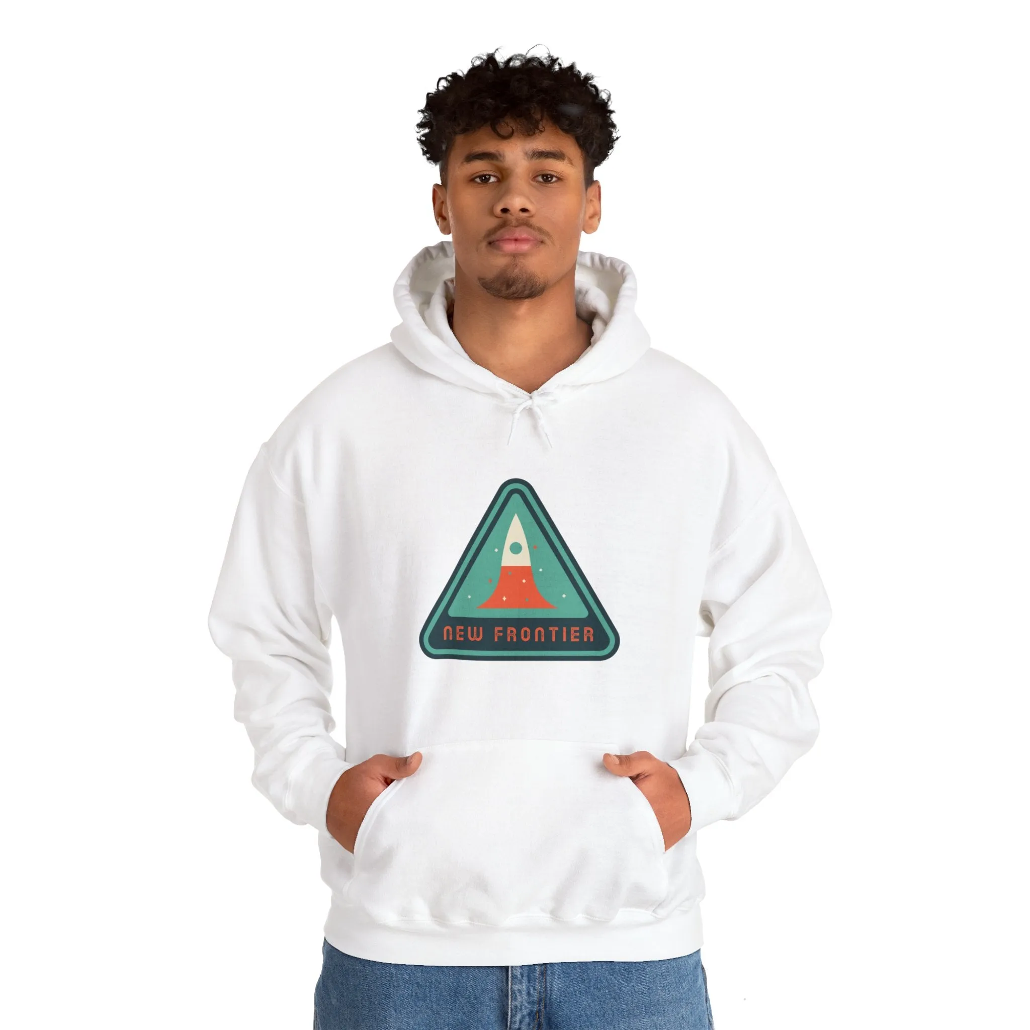 New Frontier Sign Retro Sci-Fi Hoodie