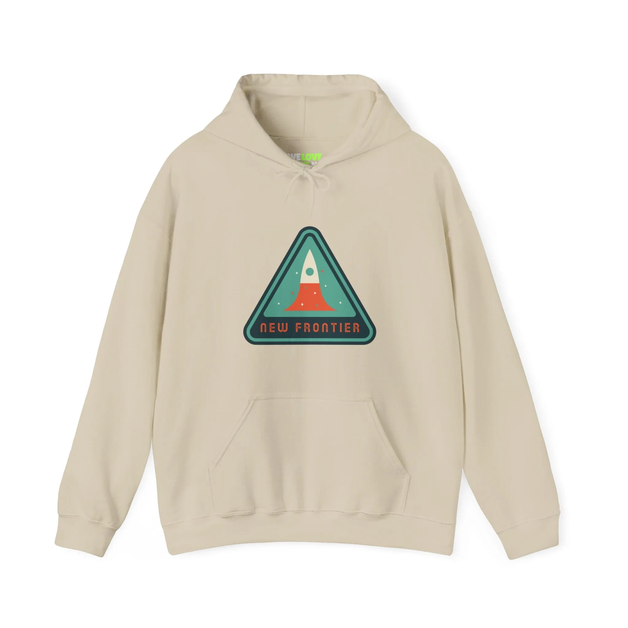 New Frontier Sign Retro Sci-Fi Hoodie