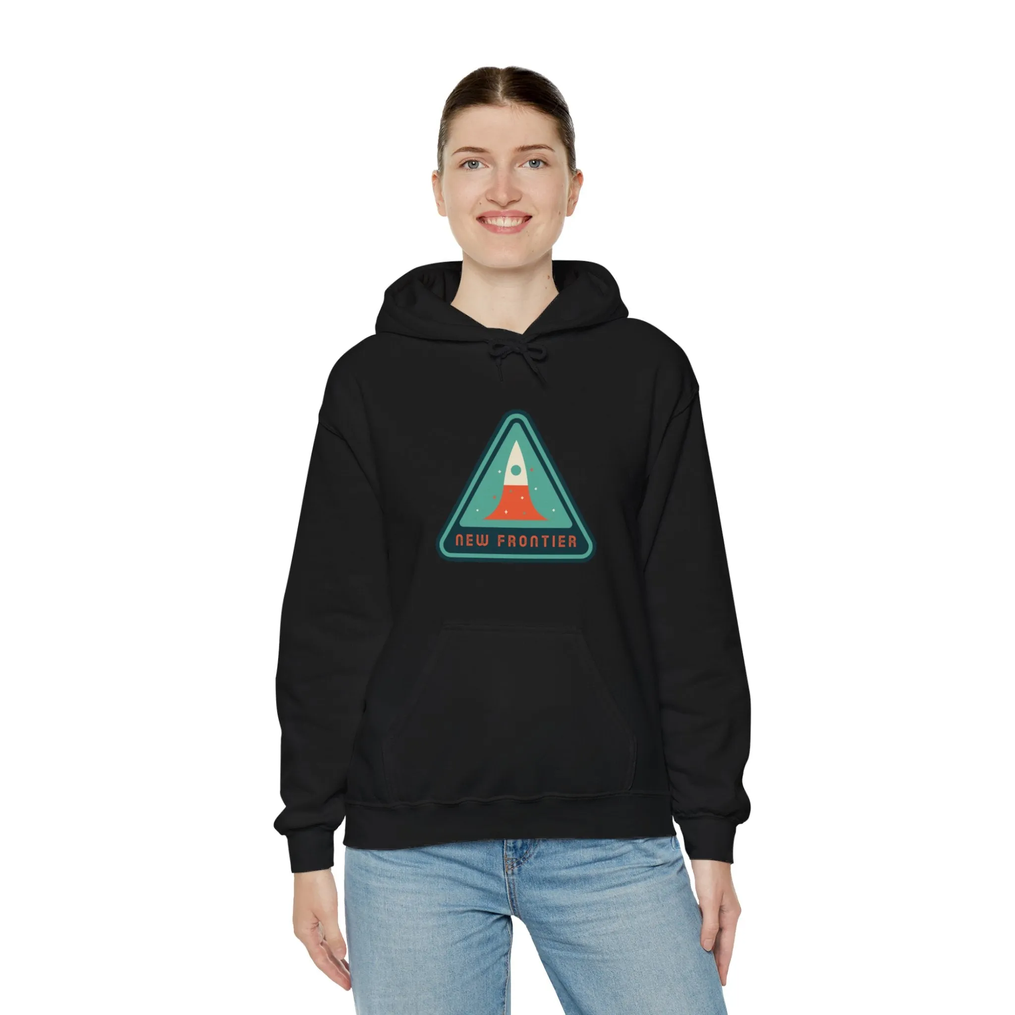 New Frontier Sign Retro Sci-Fi Hoodie