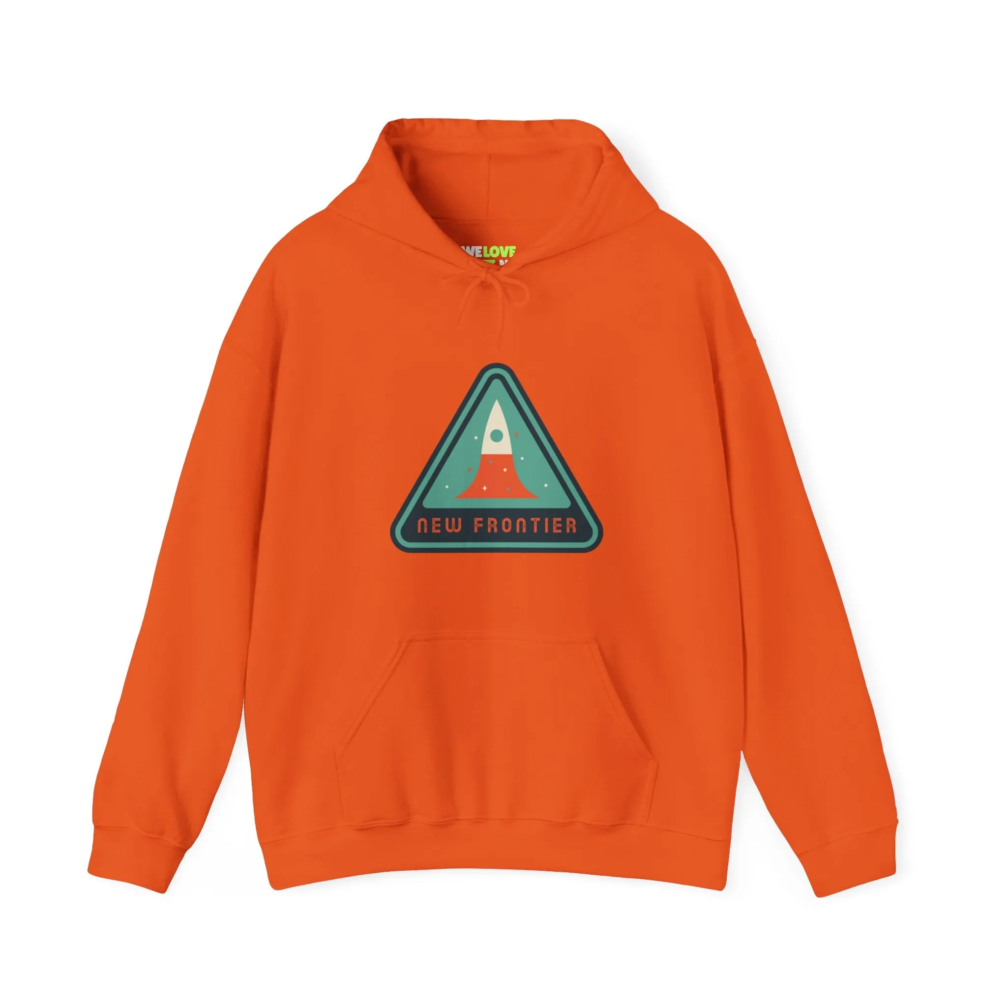 New Frontier Sign Retro Sci-Fi Hoodie