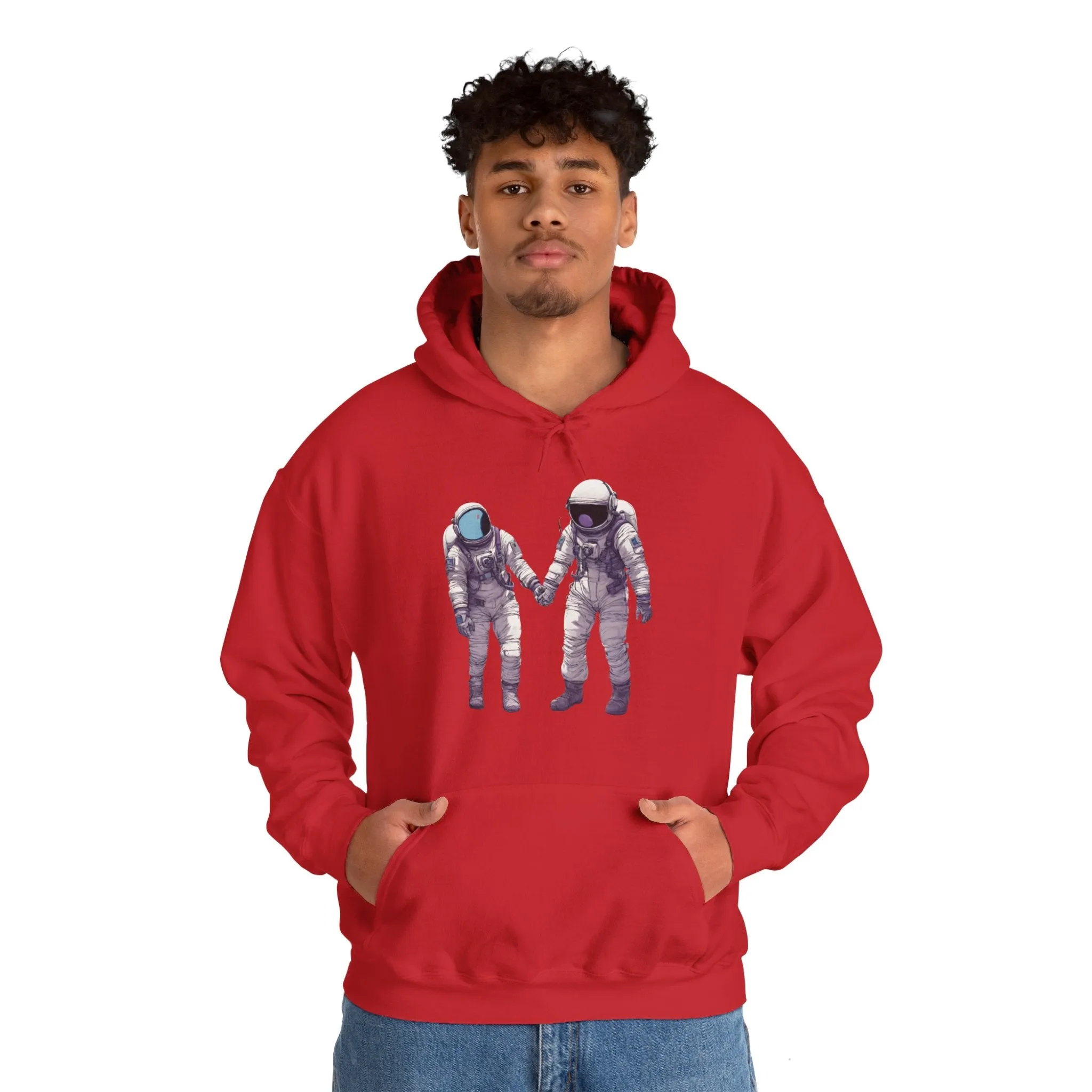 Next To You Astronaut Spaceart Sci-Fi Hoodie