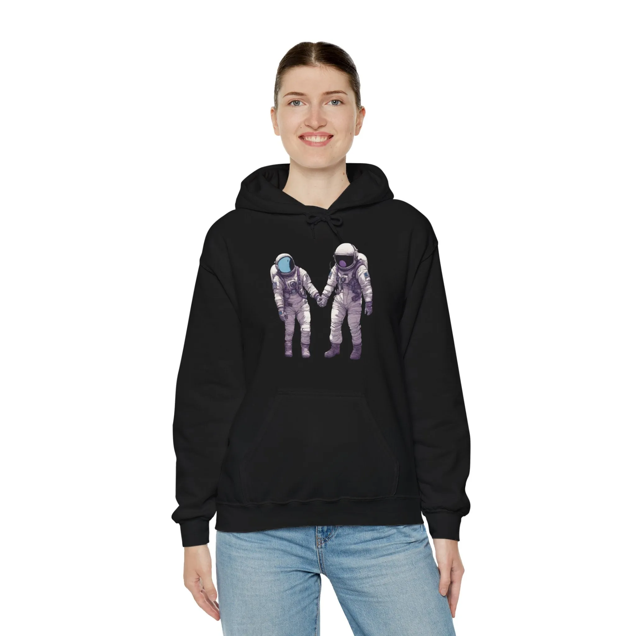 Next To You Astronaut Spaceart Sci-Fi Hoodie