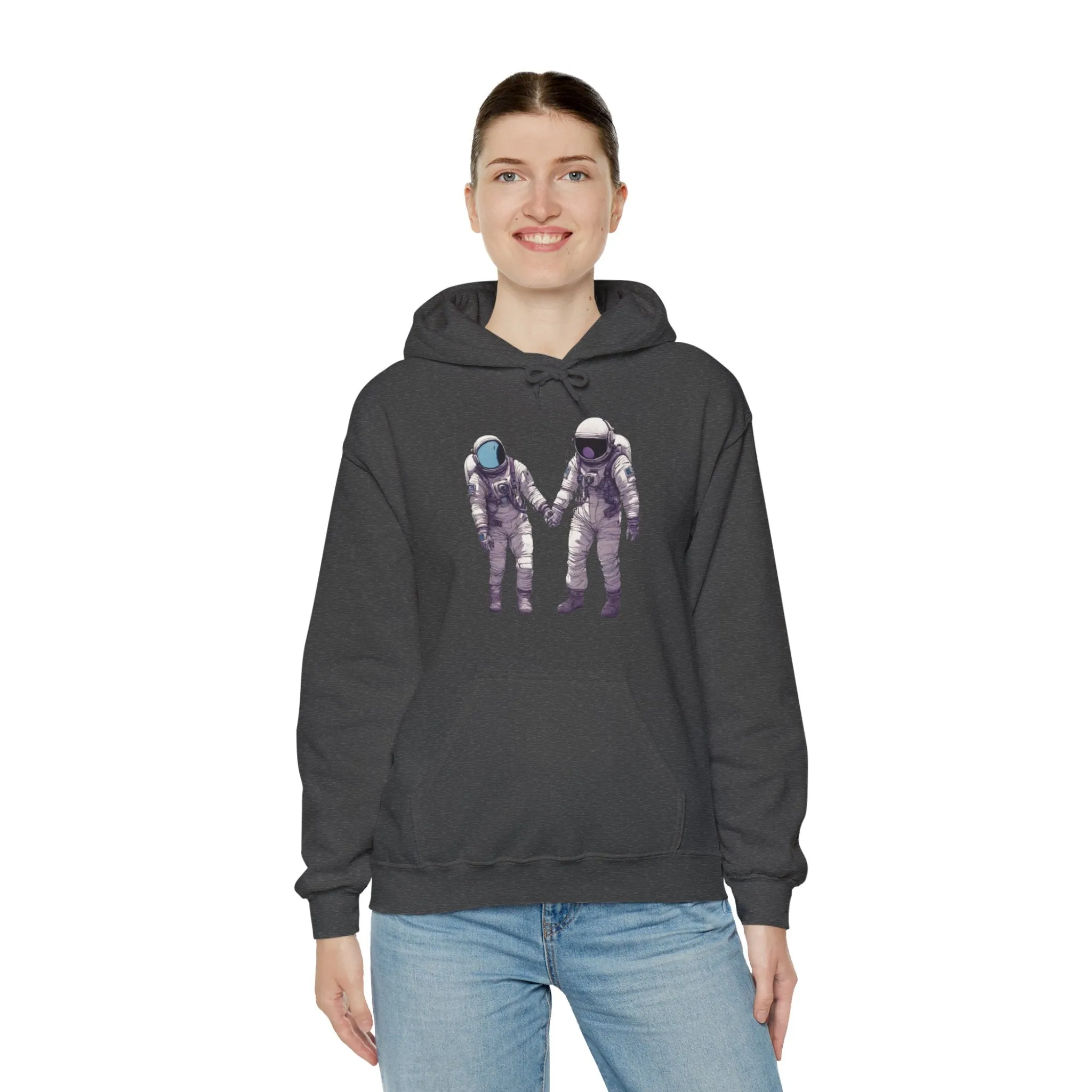 Next To You Astronaut Spaceart Sci-Fi Hoodie