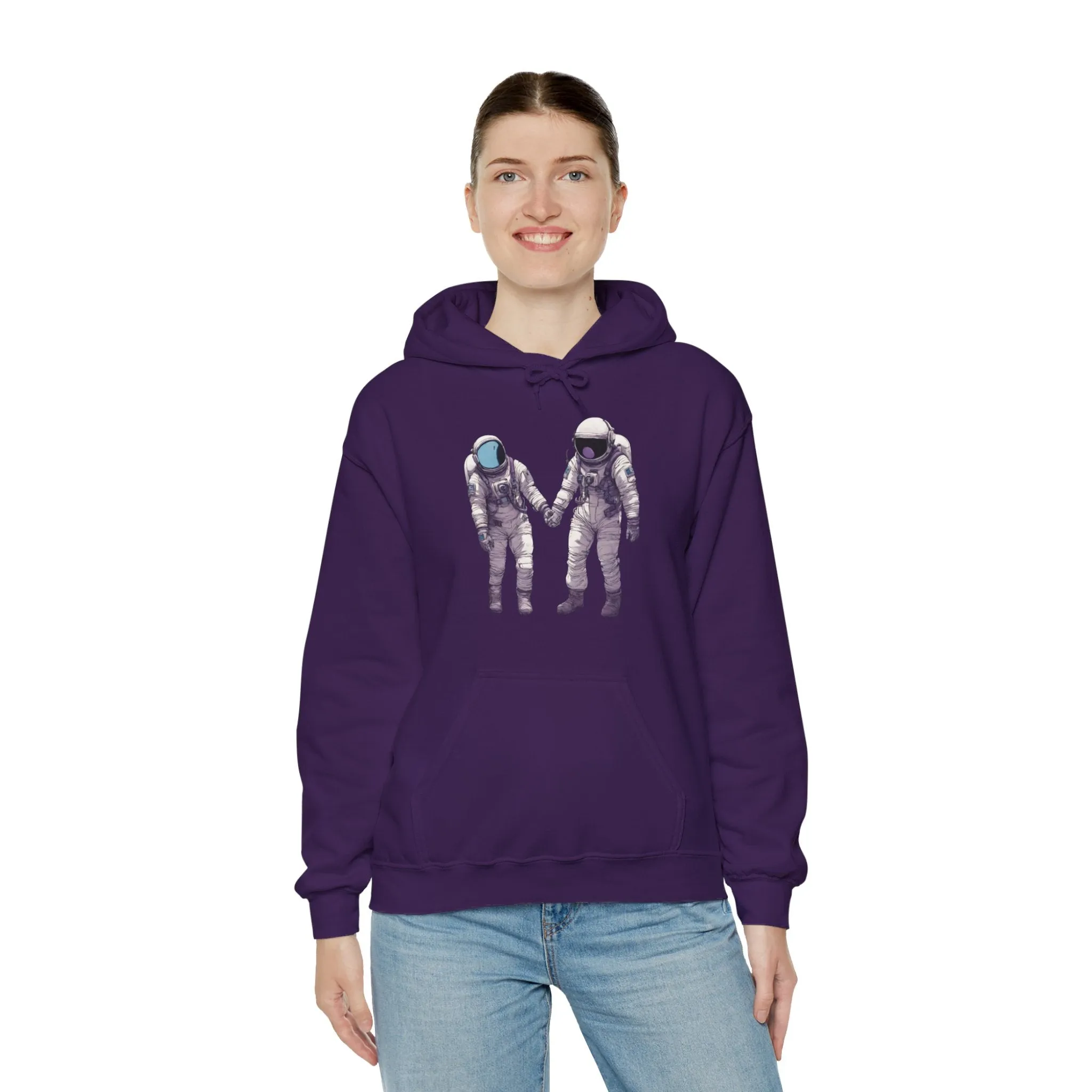 Next To You Astronaut Spaceart Sci-Fi Hoodie