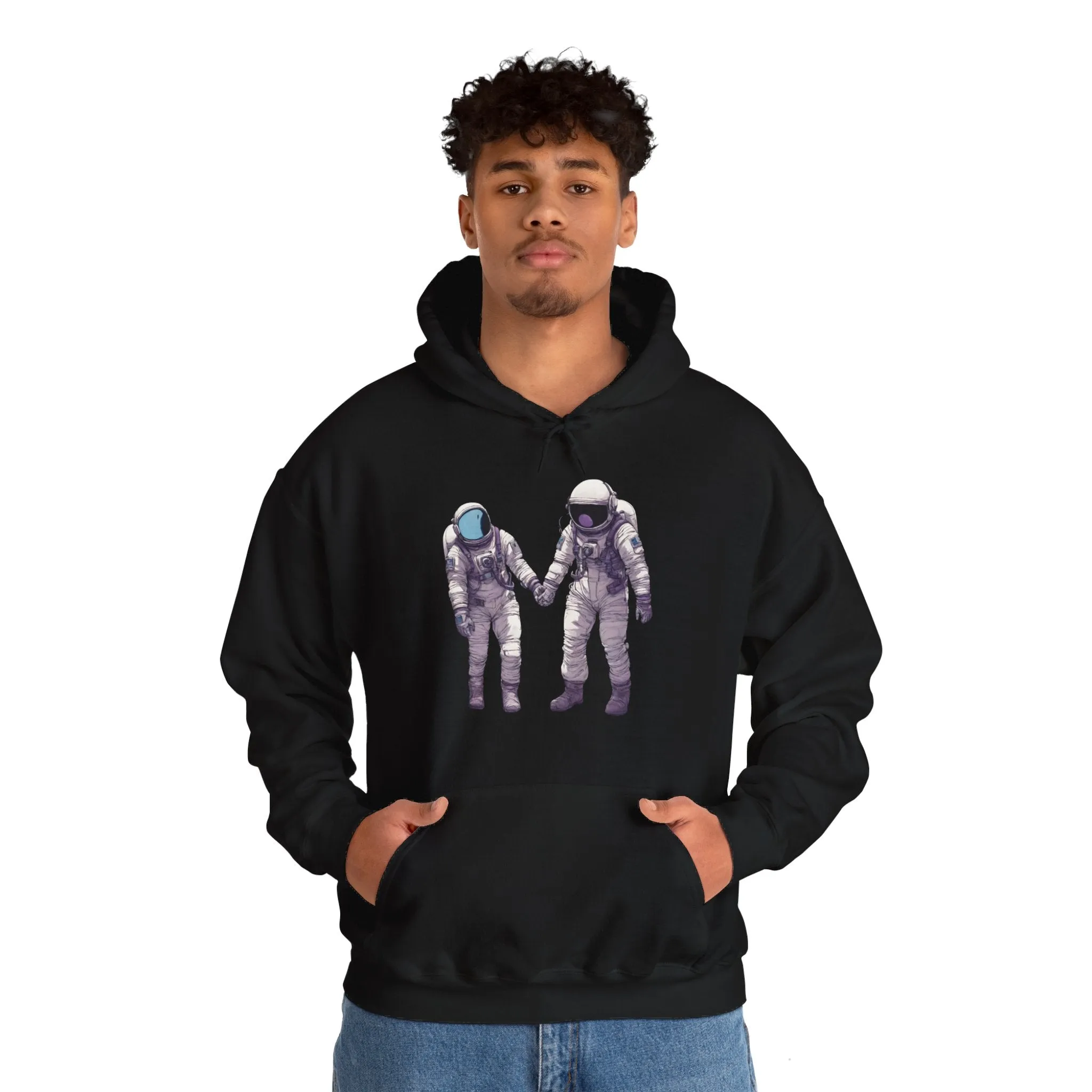 Next To You Astronaut Spaceart Sci-Fi Hoodie