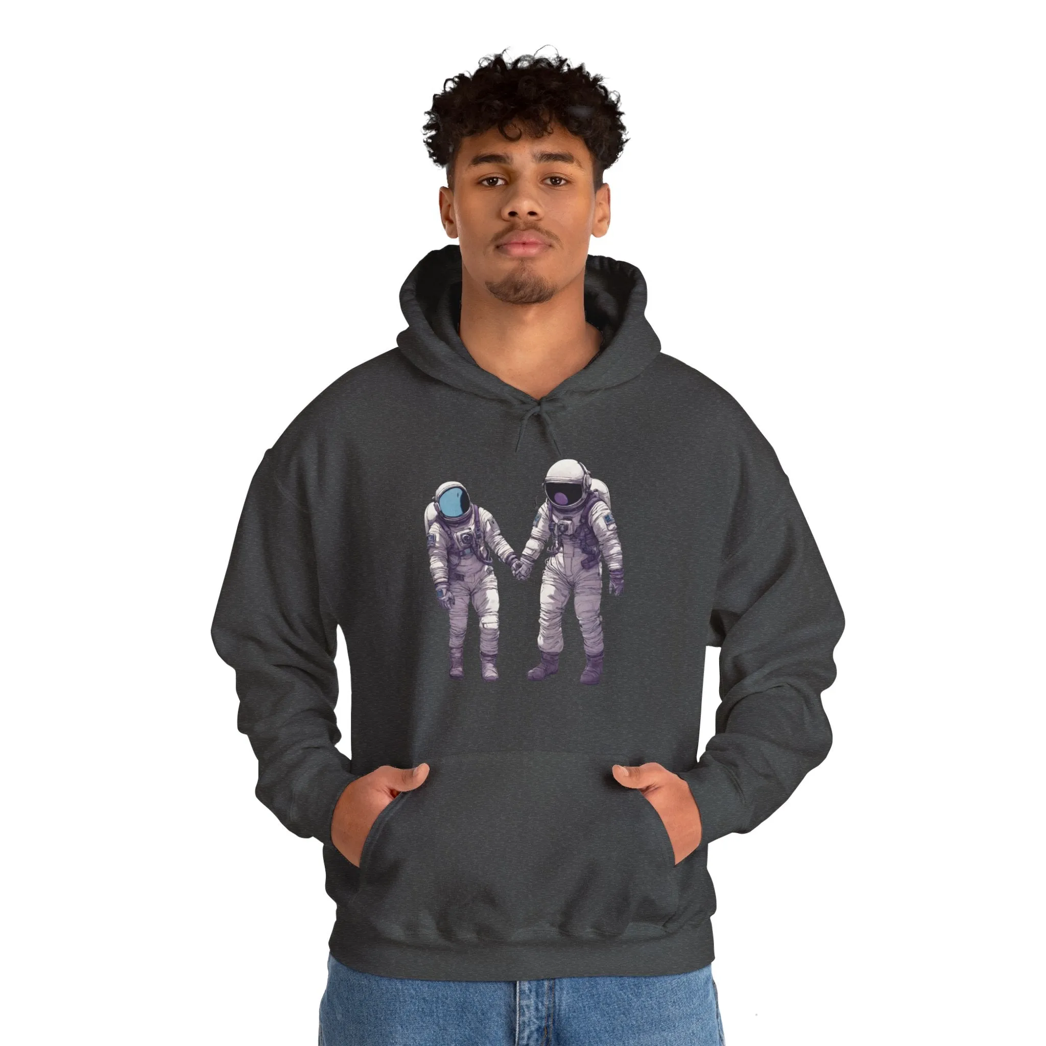 Next To You Astronaut Spaceart Sci-Fi Hoodie