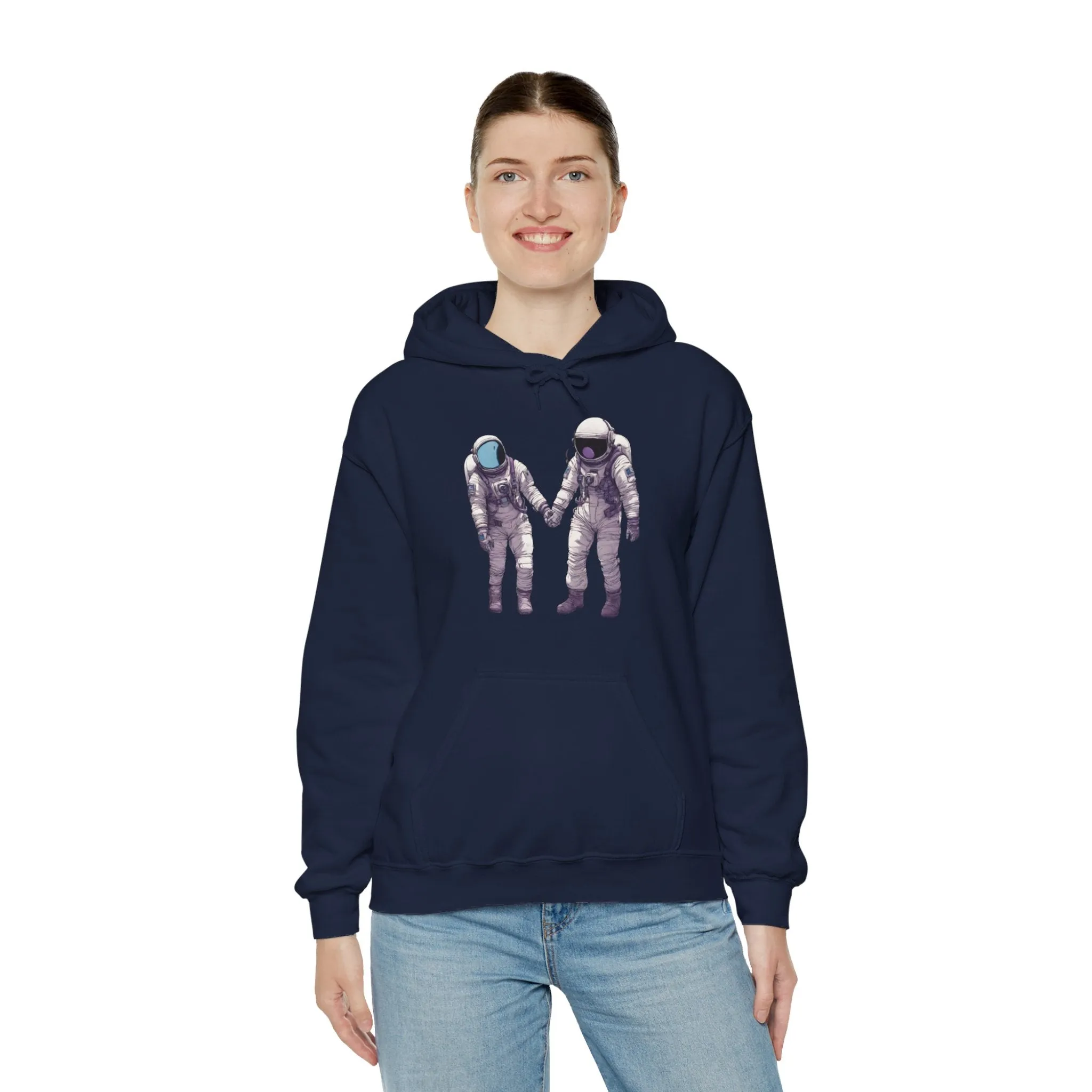 Next To You Astronaut Spaceart Sci-Fi Hoodie