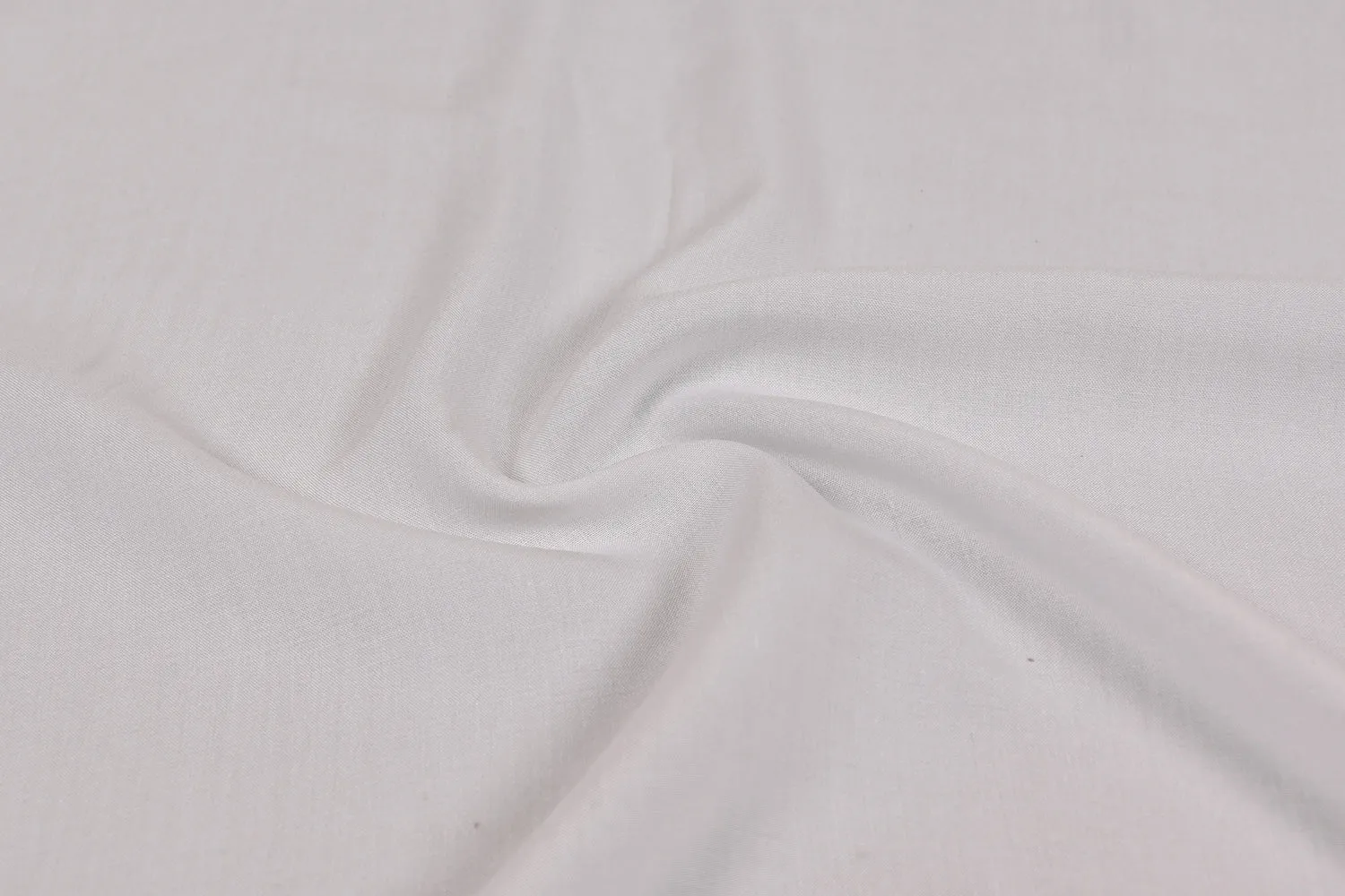 Off White 60s Plain Modal Viscose Fabric