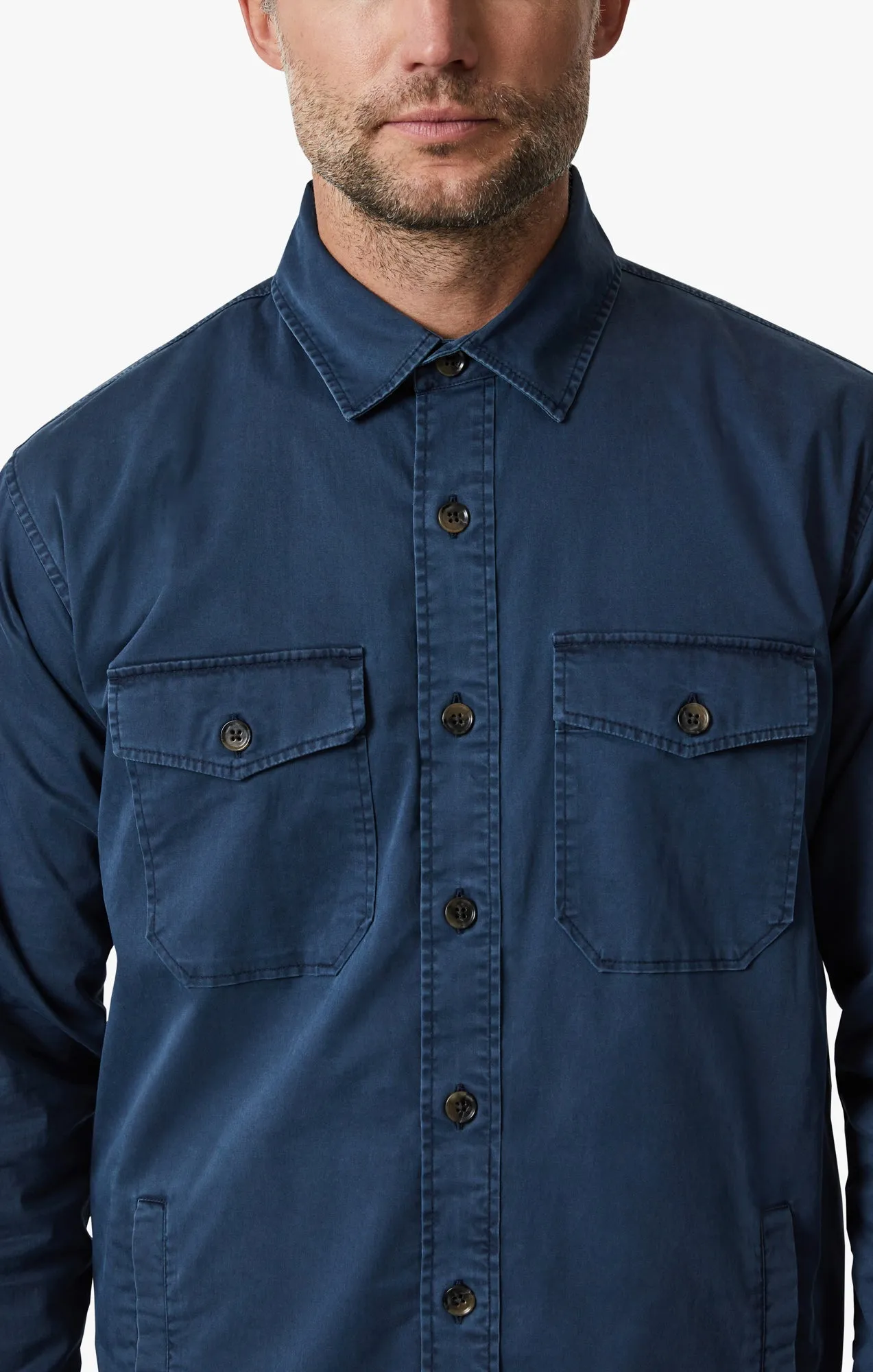 Overshirt In Dark Blue