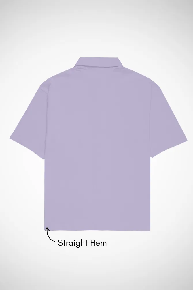 Pack of 3 Oversized Shirts Baby Blue, Lavender and Light Pink