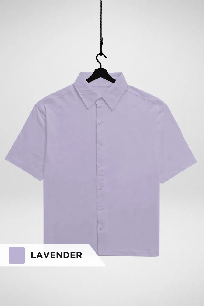 Pack of 3 Oversized Shirts Baby Blue, Lavender and Light Pink