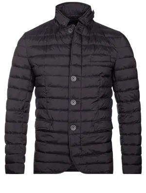 Padded Woven Jacket Blue