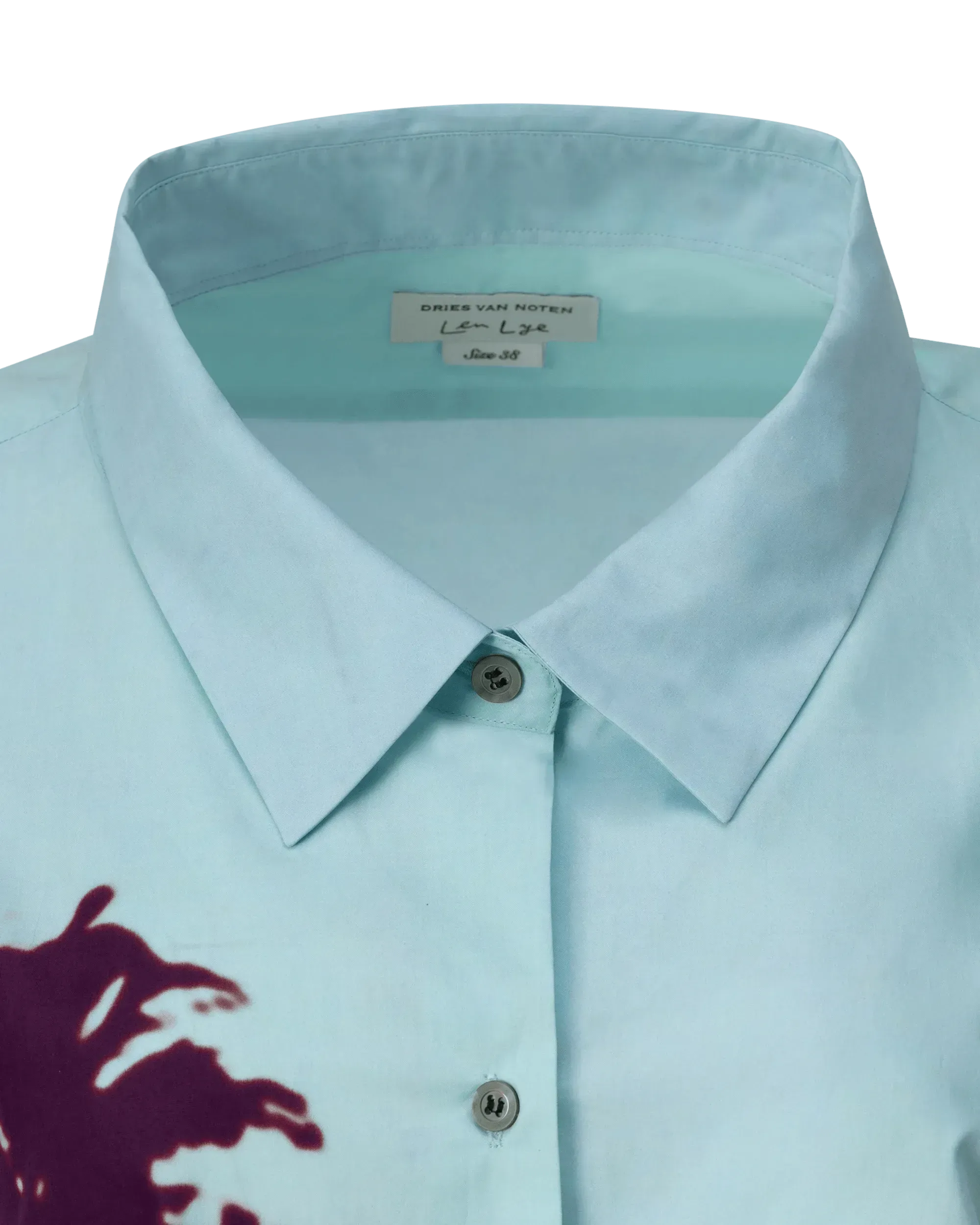 Palm-Printed Cotton Poplin Shirt