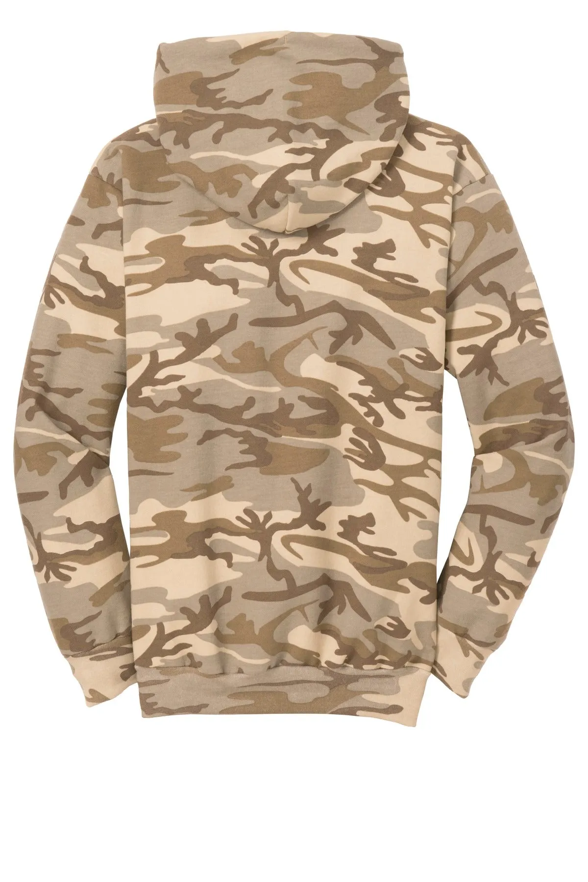 Port & Company Core Fleece Camo Pullover Hooded Sweatshirt. PC78HC