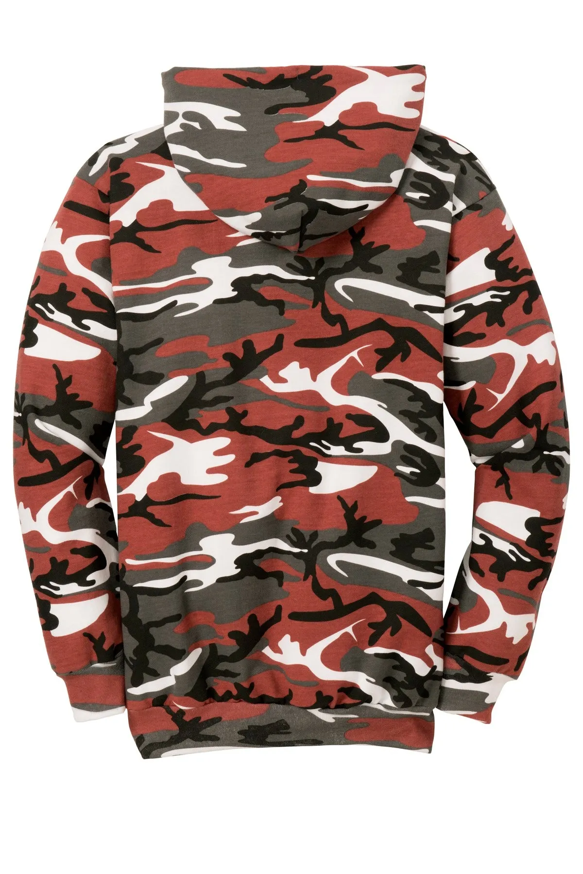 Port & Company Core Fleece Camo Pullover Hooded Sweatshirt. PC78HC