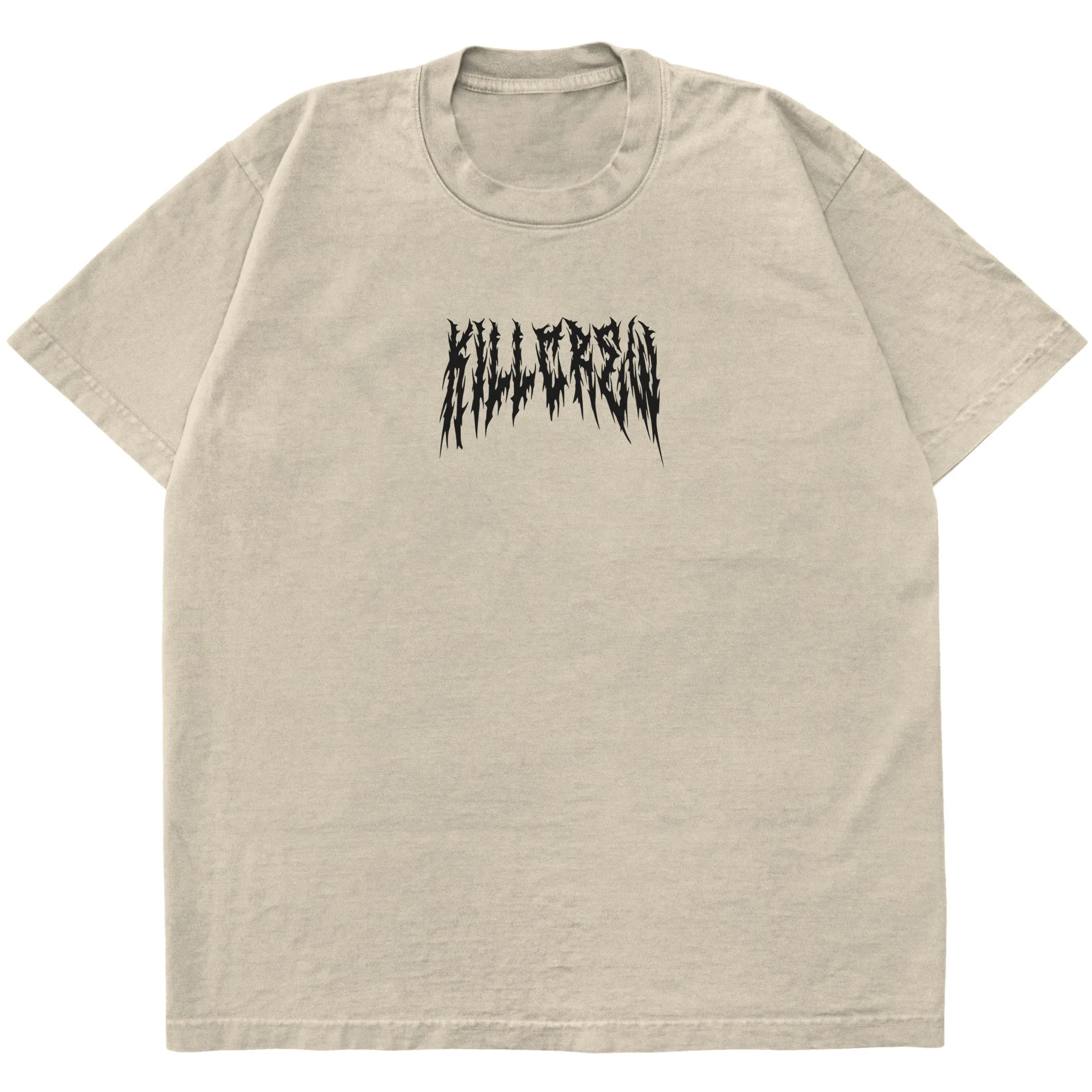 RELAXED FIT "BARBarian" T-SHIRT - CREAM